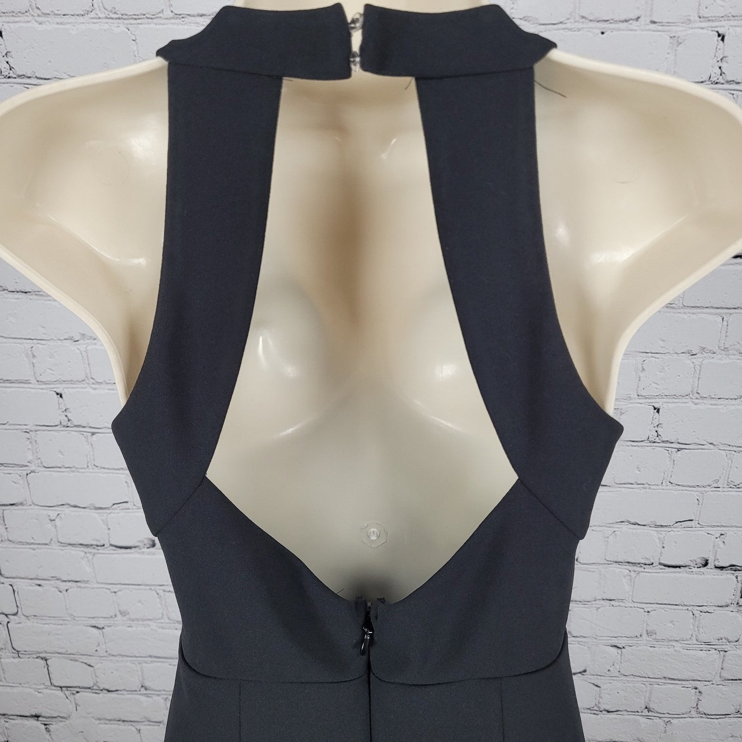 Lulus Black Sleeveless Empire Waist Lined Stretch Sheath Dress Size Small S