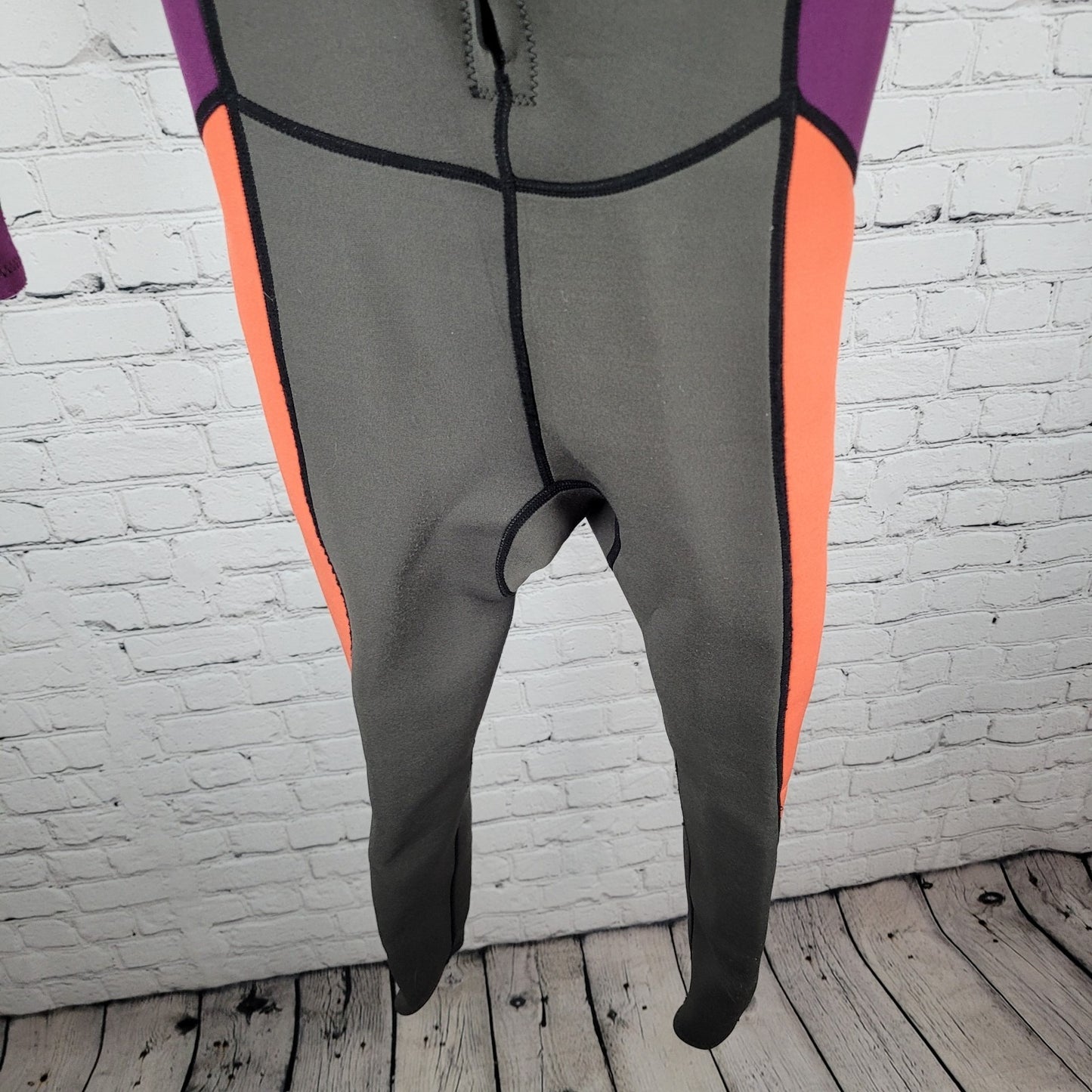 Dive & Sail Multicolor Colorblock Zipped Long Sleeve Wetsuit Kids Size XXL