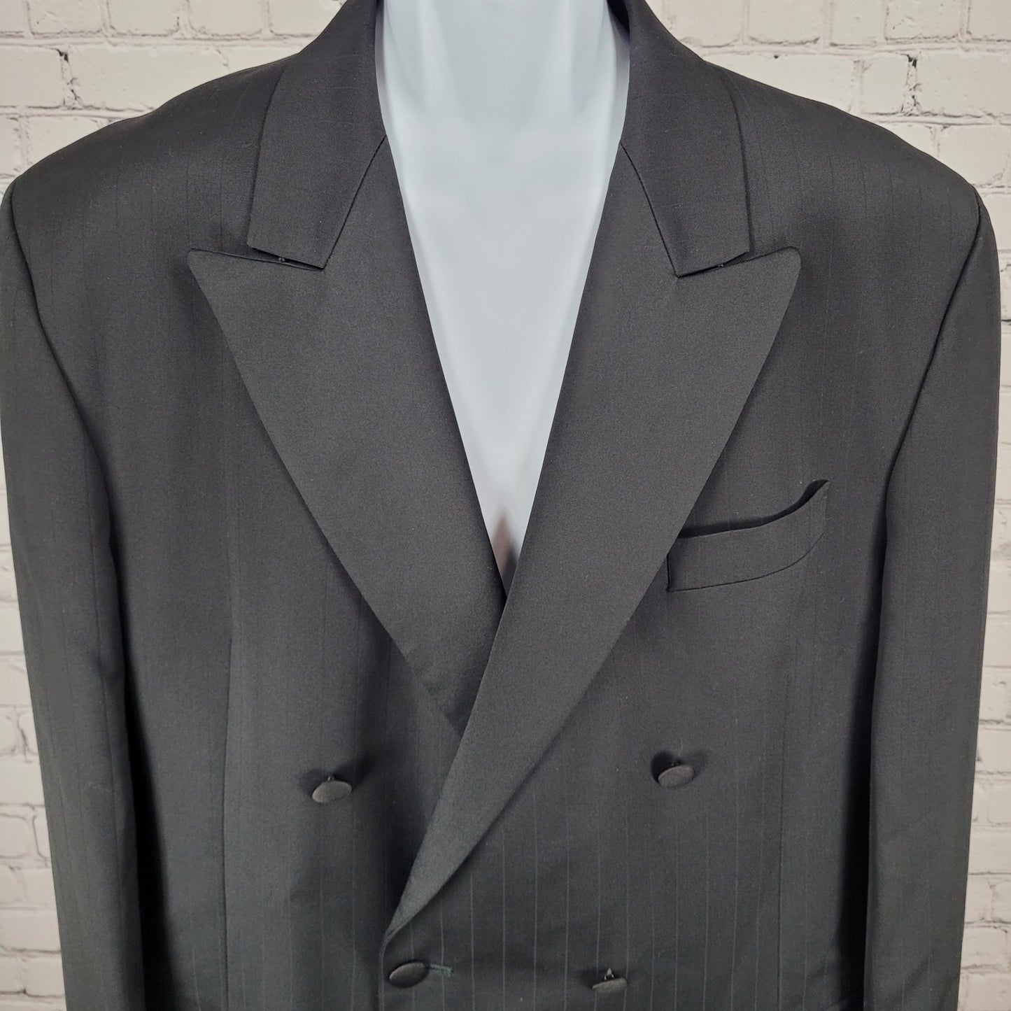Moss Bros Italian Wool Super 120's Limited Edition Double Breasted Tuxedo 42L