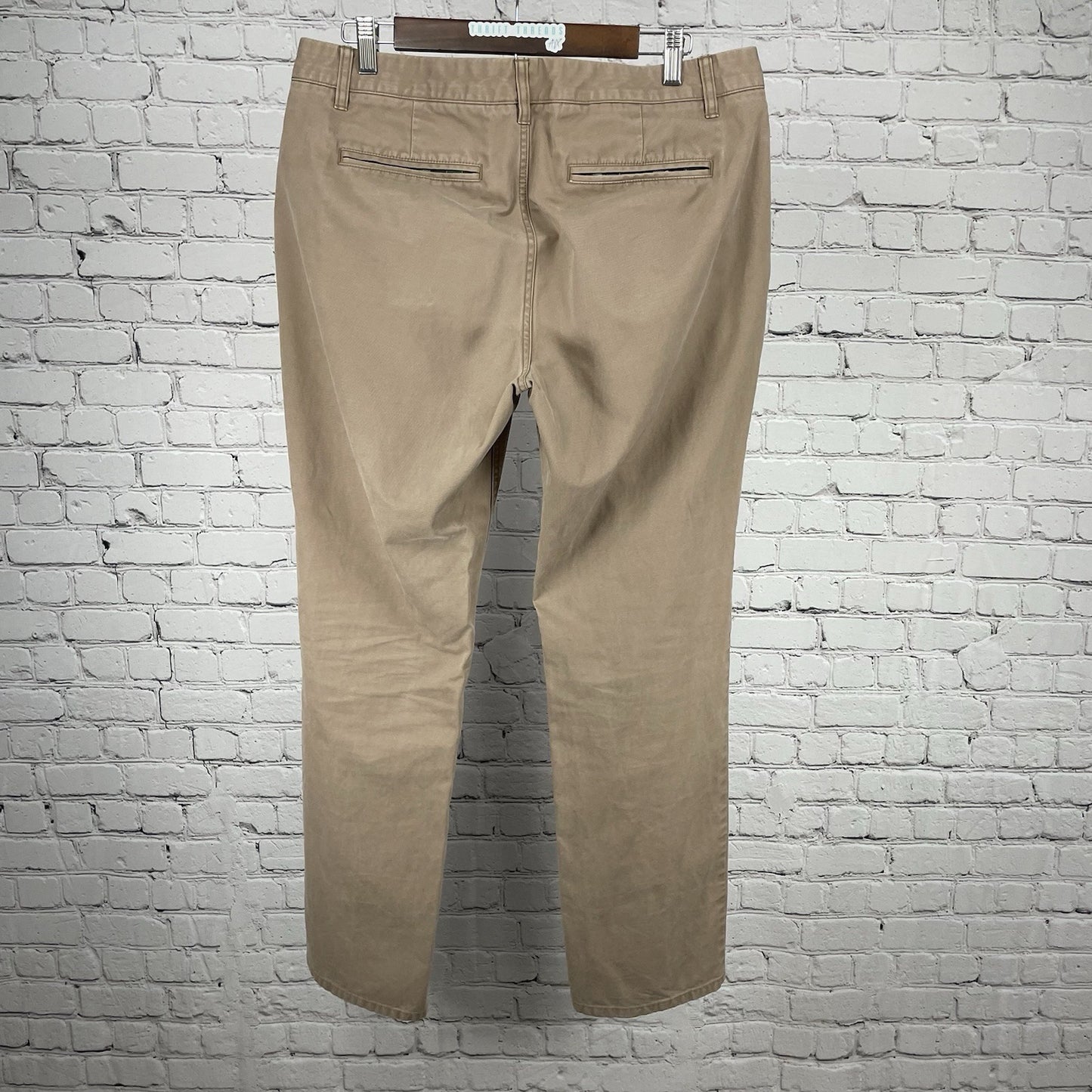 Bonobos Muted Brown 100% Cotton Straight Leg Chino Pants Size 34 (34x31)