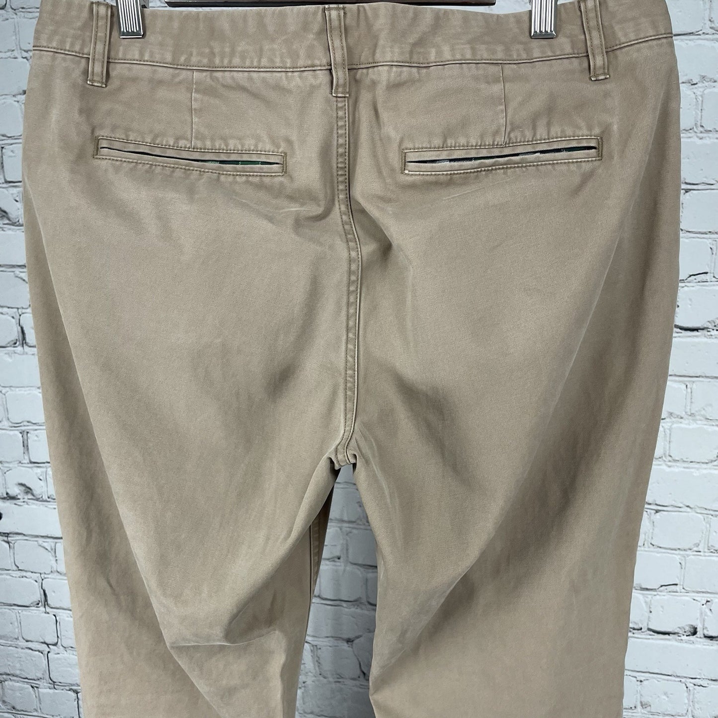 Bonobos Muted Brown 100% Cotton Straight Leg Chino Pants Size 34 (34x31)