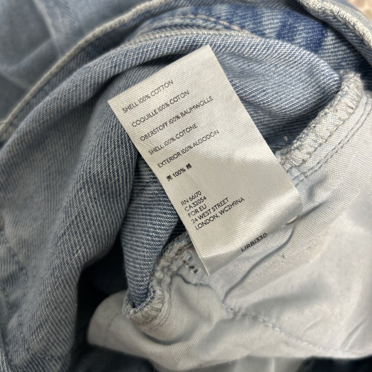 BDG Urban Outfitters High Rise Baggy Denim Blue Jeans Women’s 25 (25 x 30)