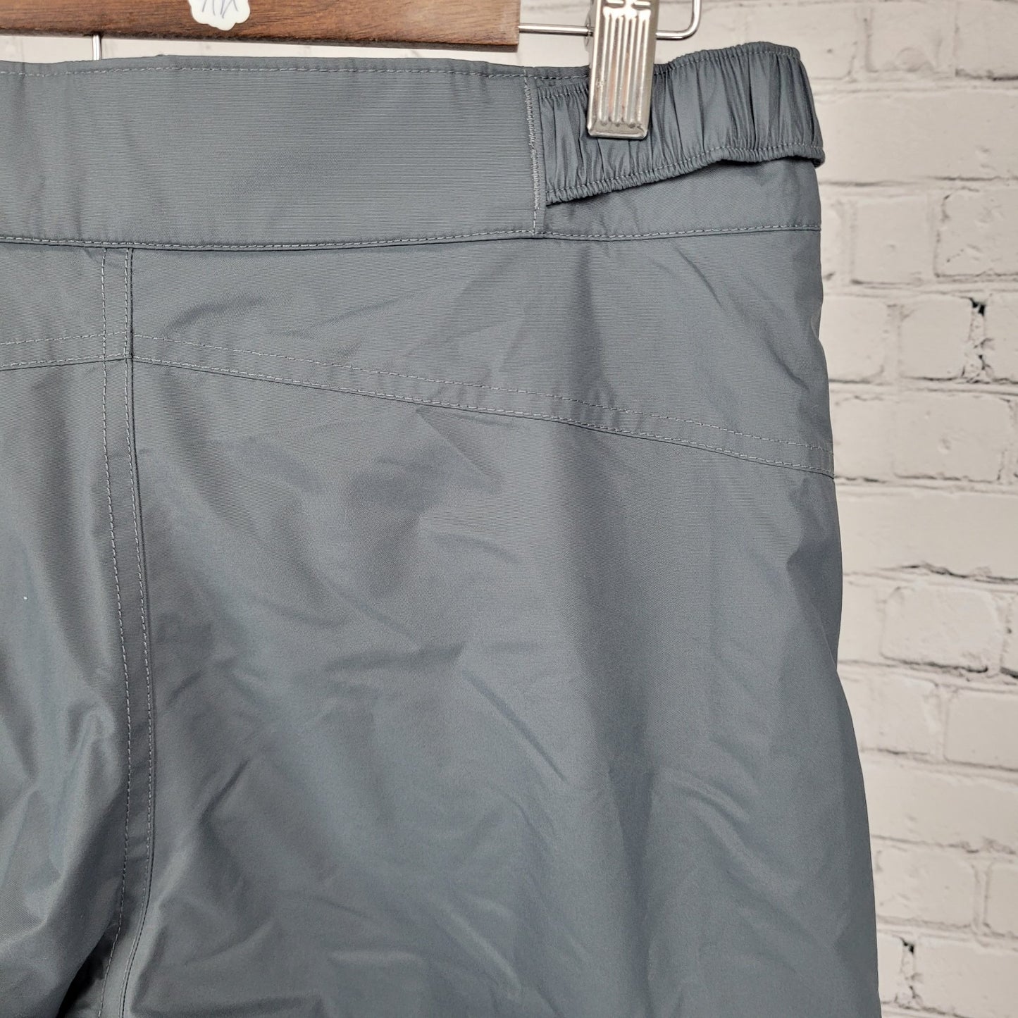 NWT Columbia Grey Outgrown System Waterproof Insulated Snow Pants Size Large L