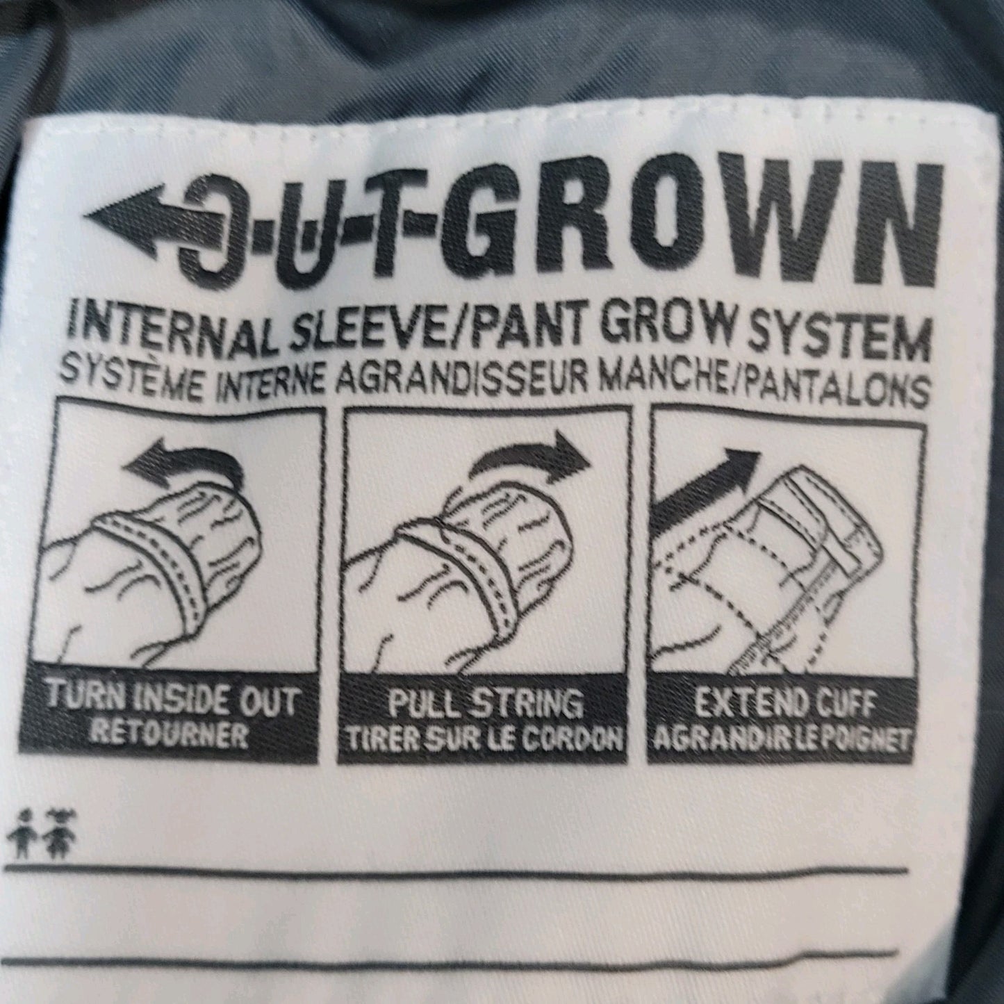 NWT Columbia Grey Outgrown System Waterproof Insulated Snow Pants Size Large L