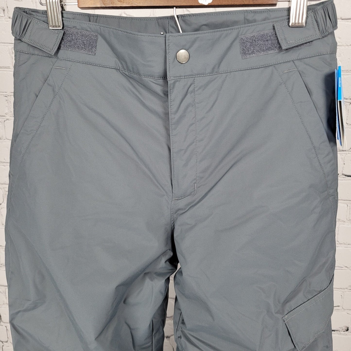 NWT Columbia Grey Outgrown System Waterproof Insulated Snow Pants Size Large L