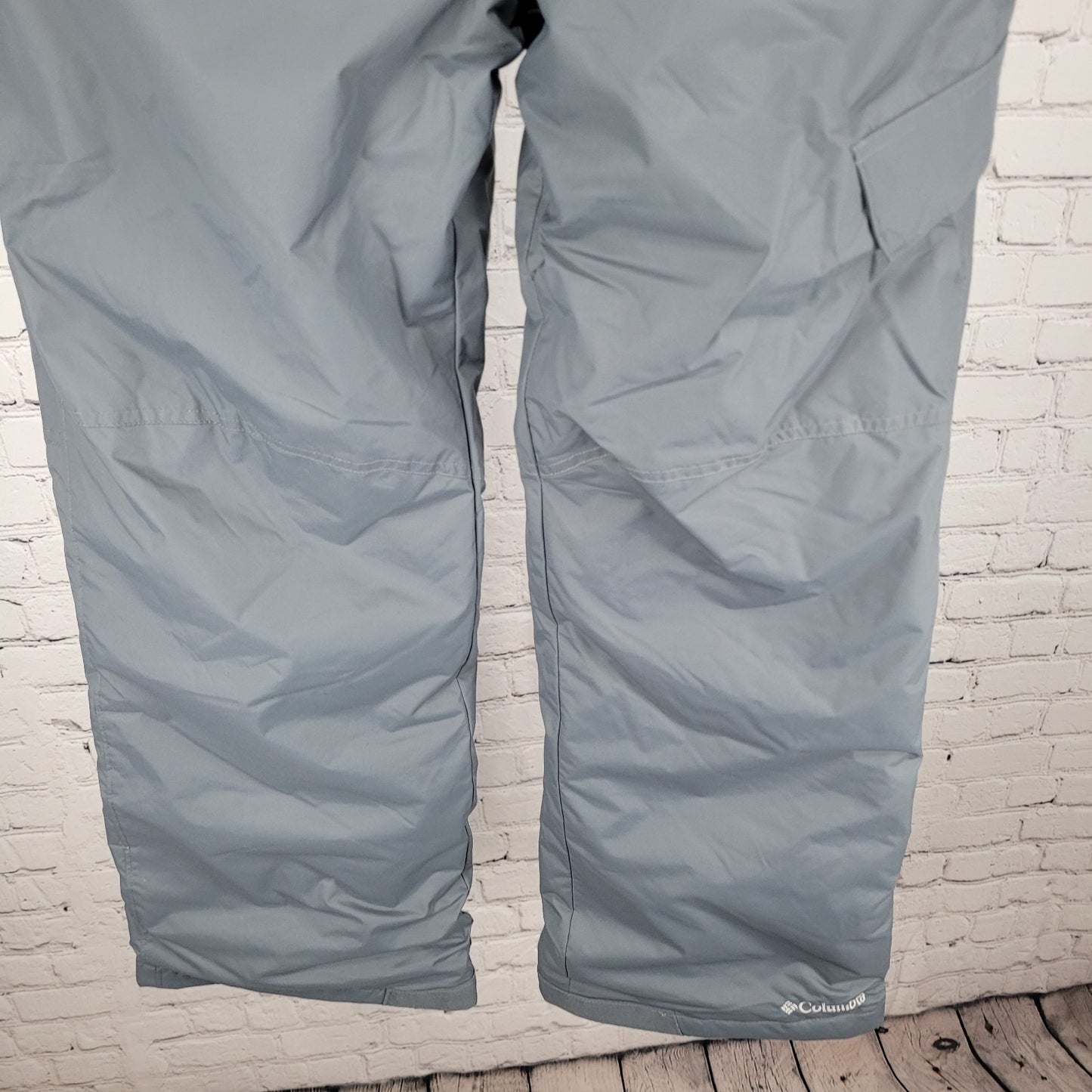 NWT Columbia Grey Outgrown System Waterproof Insulated Snow Pants Size Large L