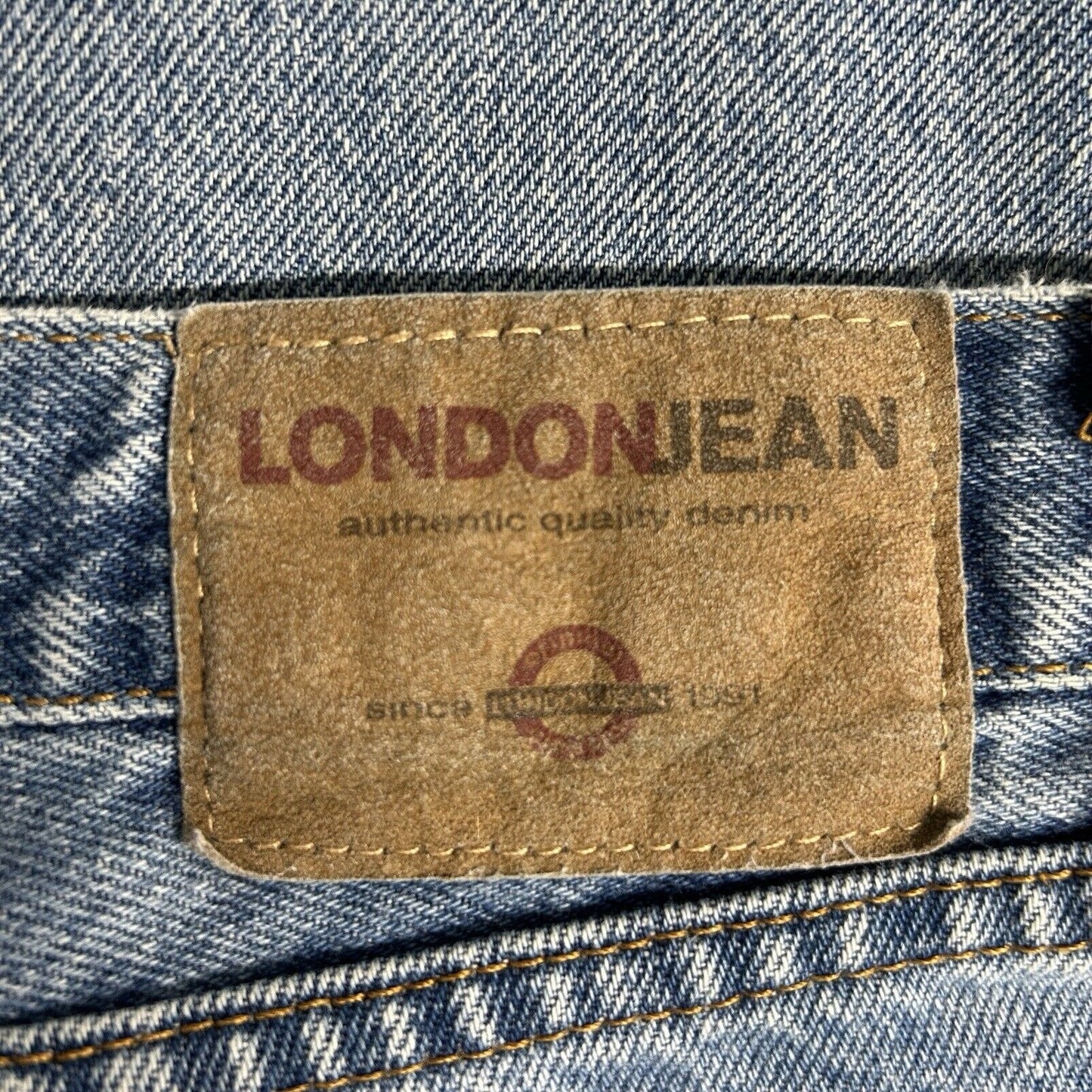VTG London Jean Blue 100% Cotton 4 Button Mid Rise Made In US Capri Pants Size 8