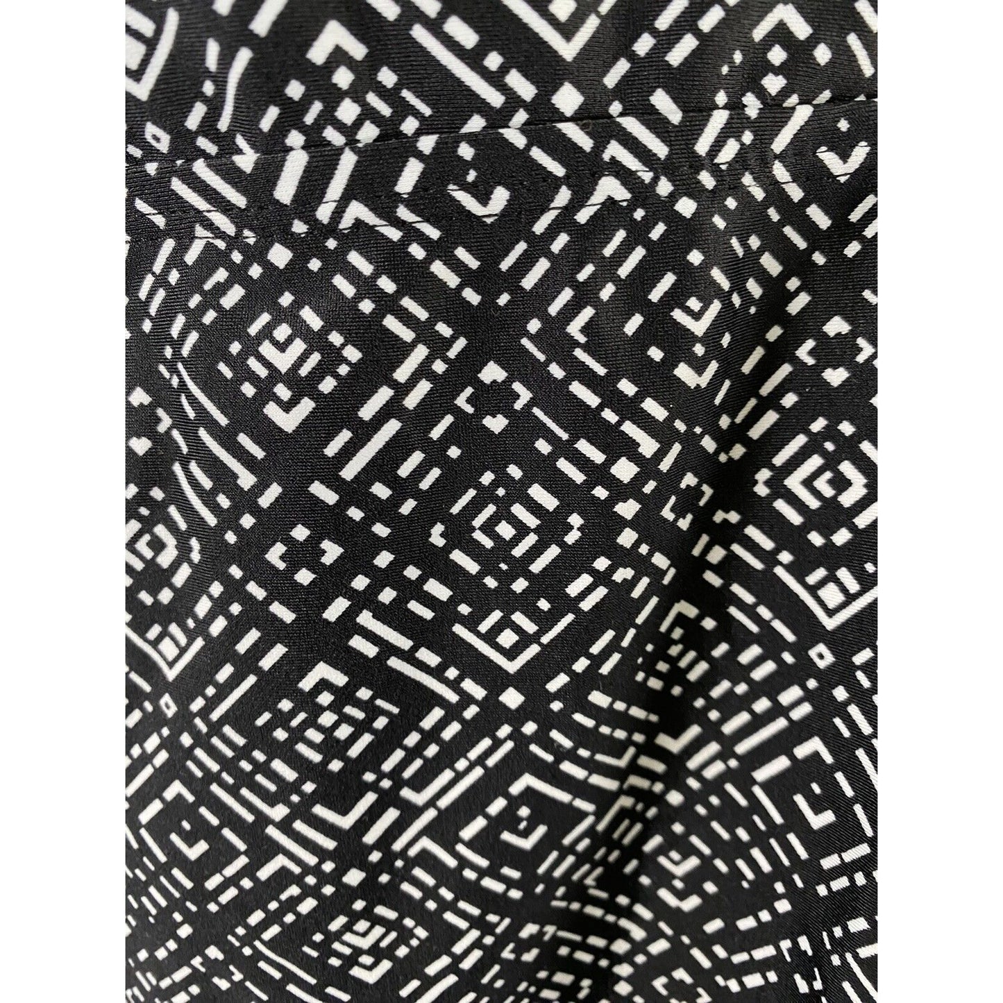 Ava Viv Black White Adjustable Strap Strappy Front Tankini Swim Suit Top 18W