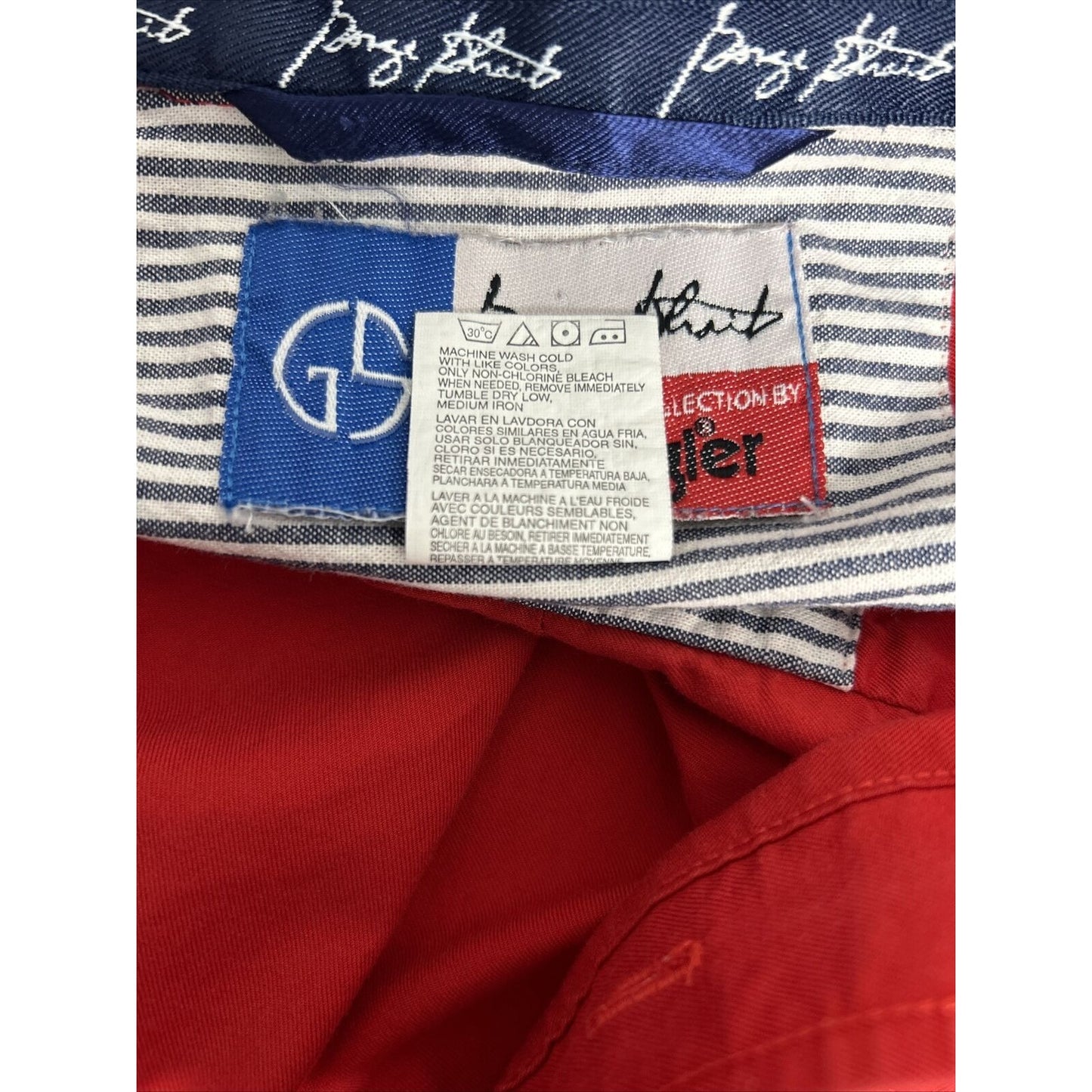 Wrangler George Strait Cowboy Cut Red Long Sleeve Button Up Shirt Men’s M