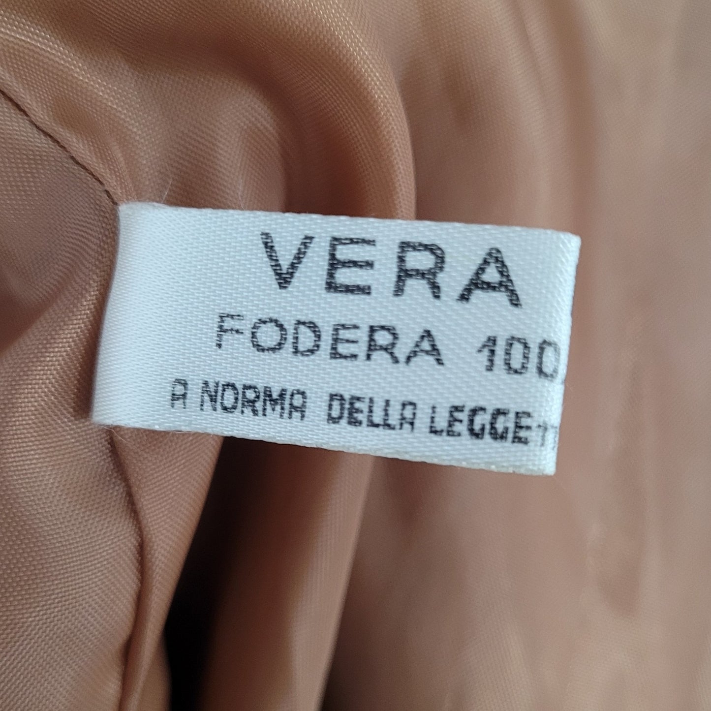 Vera Pelle Brown Soft Leather Removable Hood Zip Jacket Italy Made Size 52
