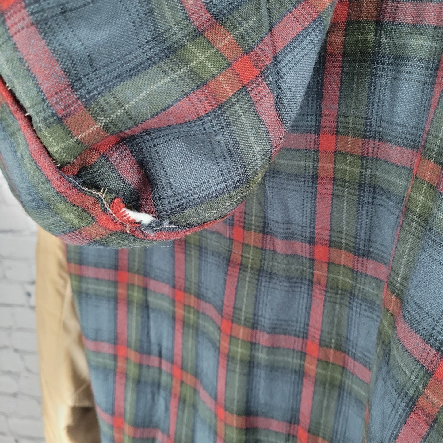 London Fog Towne Tan Removable Hood Plaid Lined Full Zip Coat Size Large L