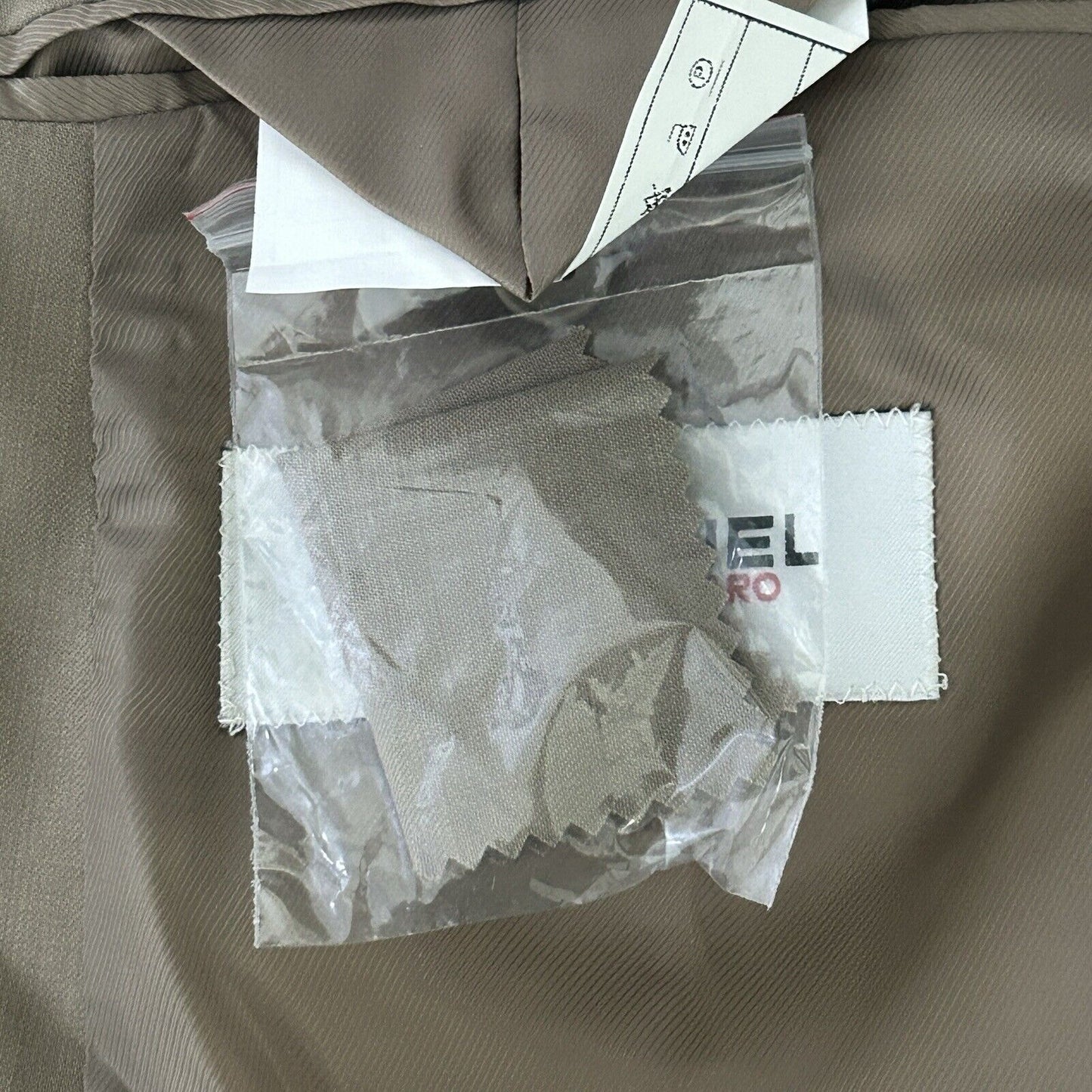 Emanuel Ungaro Nude Beige 2 Button Double Vented Long Sleeve Sport Coat Size 46R