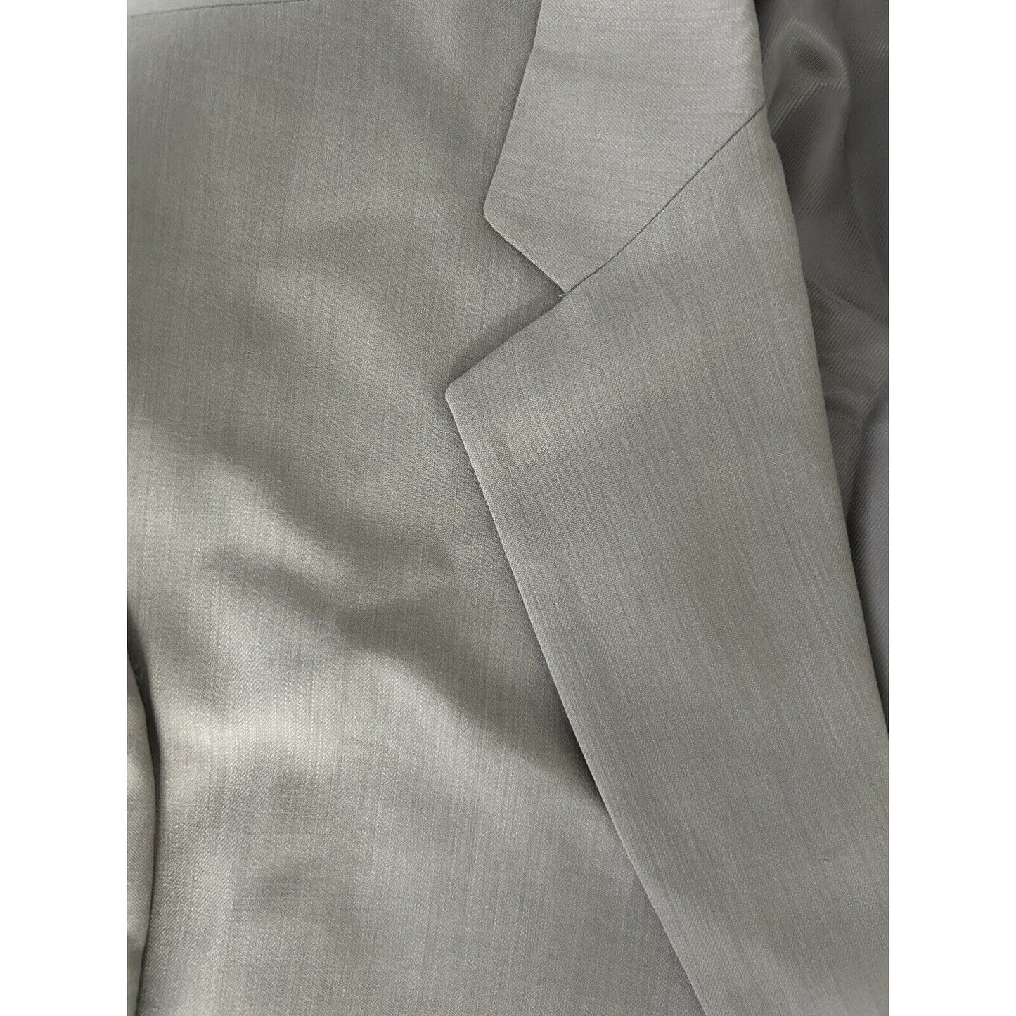 Emanuel Ungaro Nude Beige 2 Button Double Vented Long Sleeve Sport Coat Size 46R