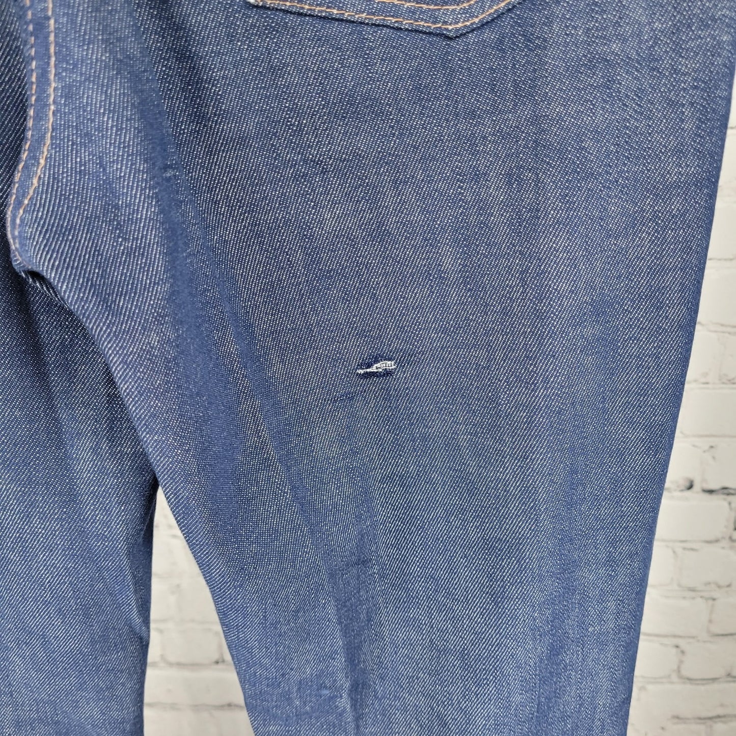VTG Wrangler Blue Denim Western Cowboy Medium Wash Bootcut Jeans Size 28x34