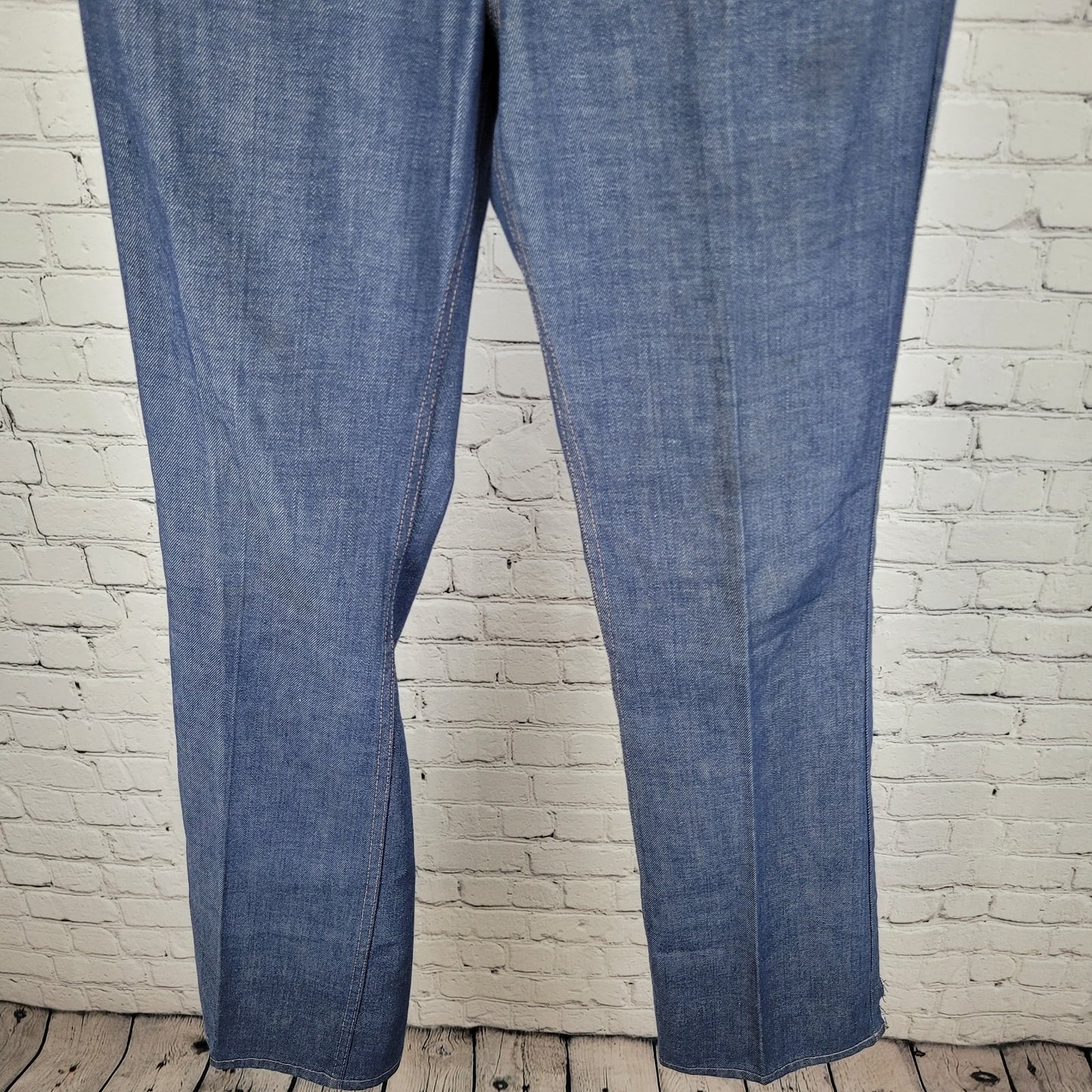 VTG Wrangler Blue Denim Western Cowboy Medium Wash Bootcut Jeans Size 28x34