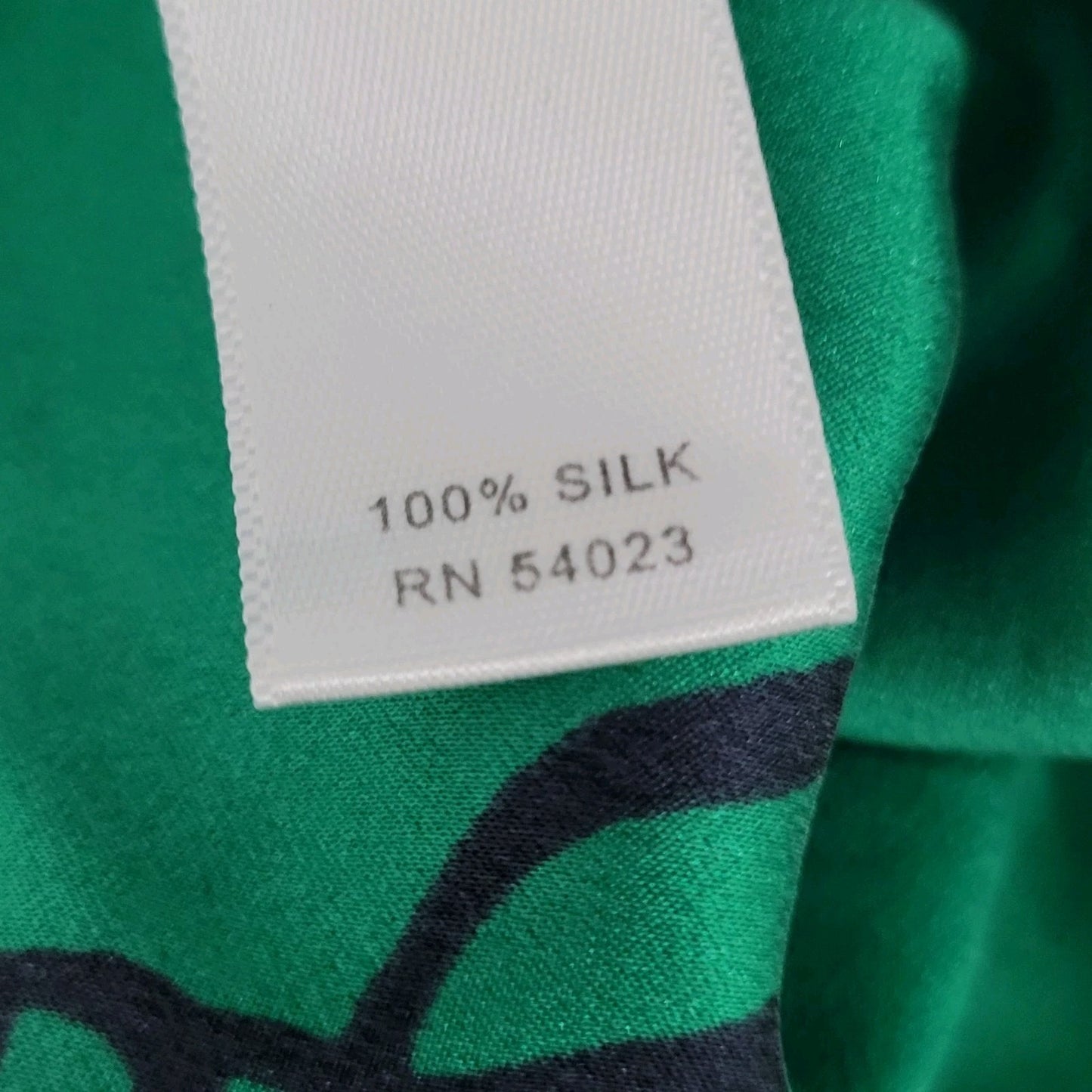 Banana Republic Green 100% Silk Floral Tie Unlined Midi Wrap Dress Size 6