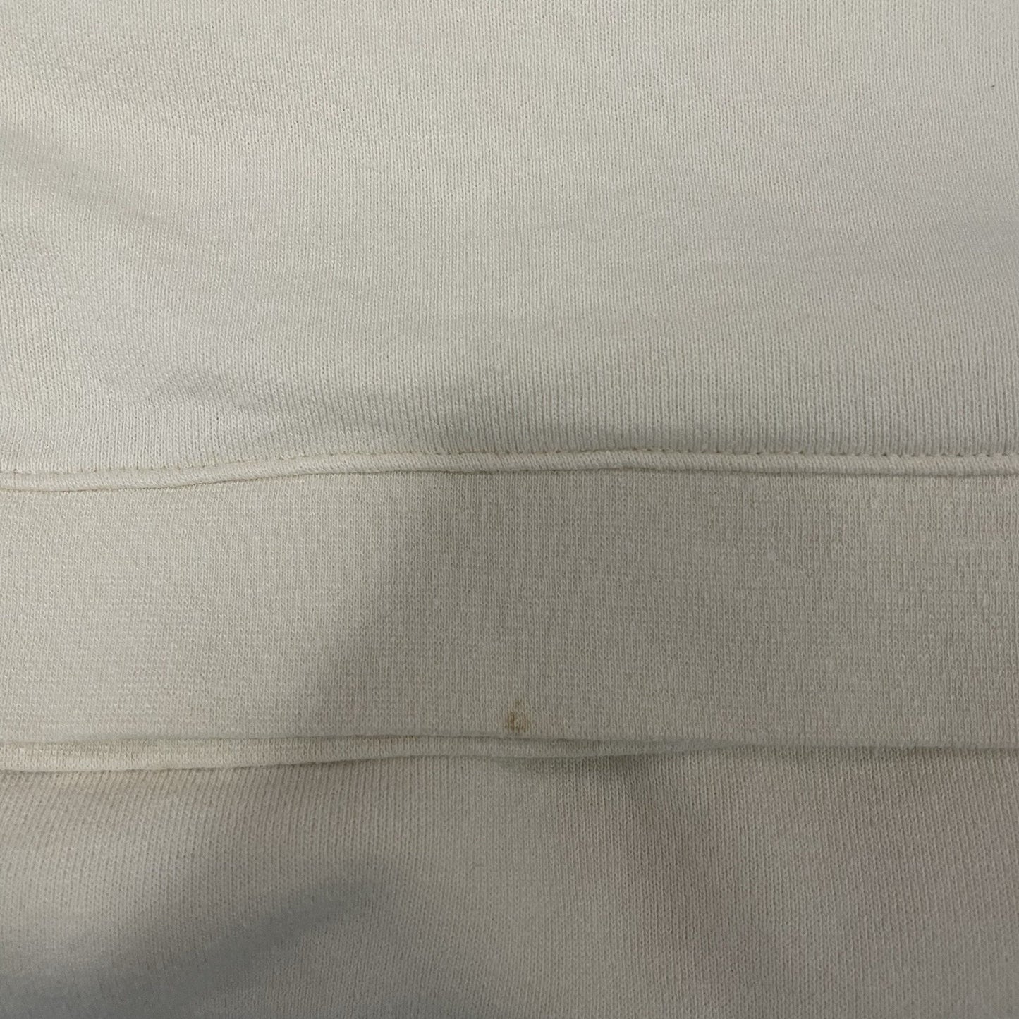 Madewell Cream Hemp Cotton Pullover Tie Relaxed Oversized Sweatshirt Size XS