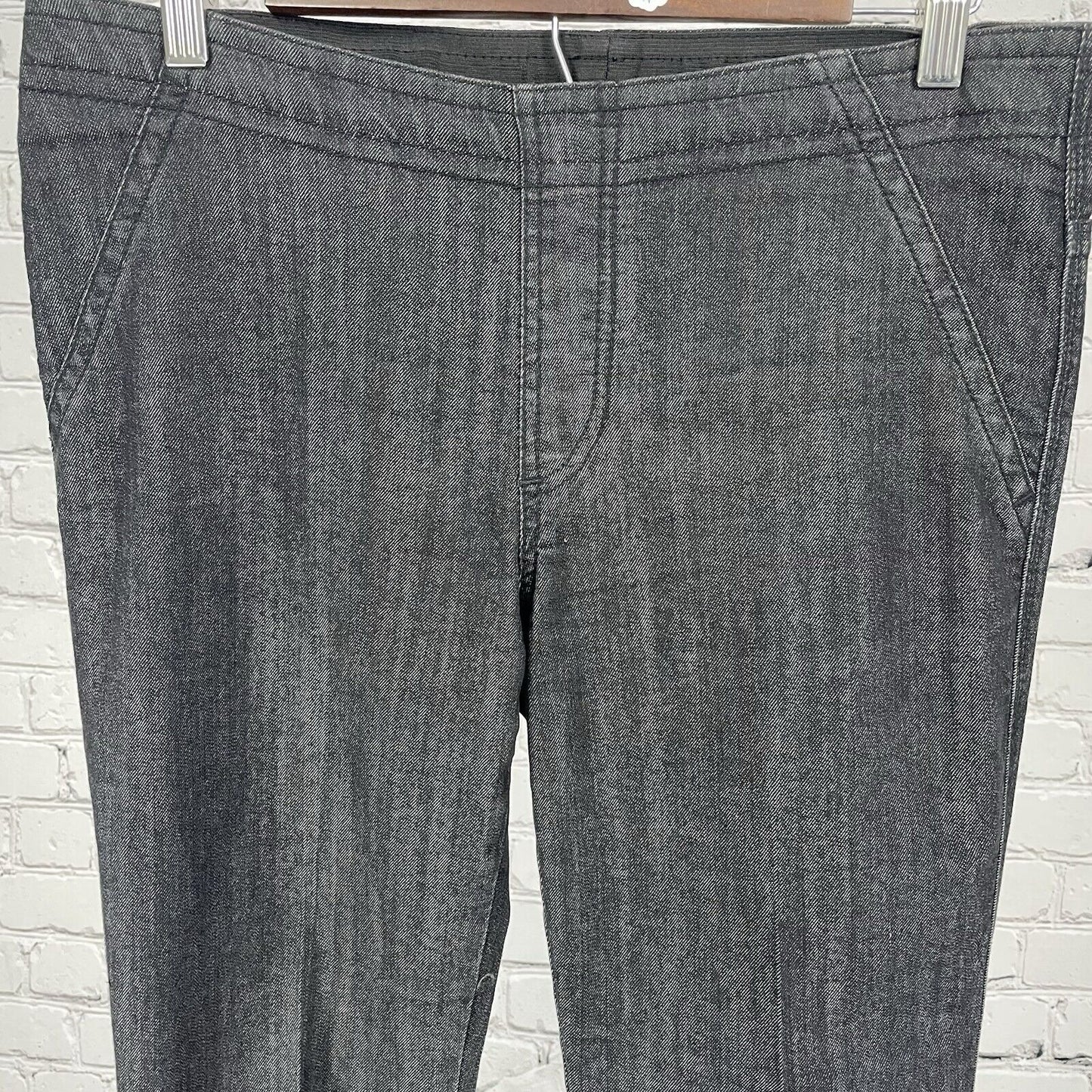 Chico’s Dark Grey Platinum Regular Stretch Flared Jeans Size US 4 (32x32)