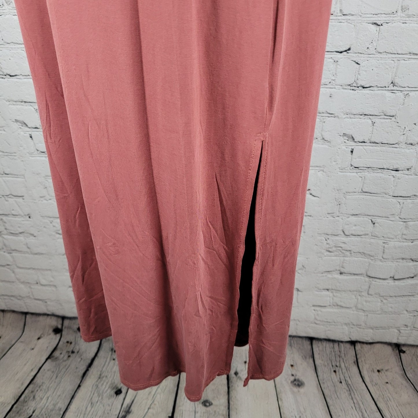 Urban Outfitters Muted Red Sleeveless Soft Stretch Slip Dress Size Small S