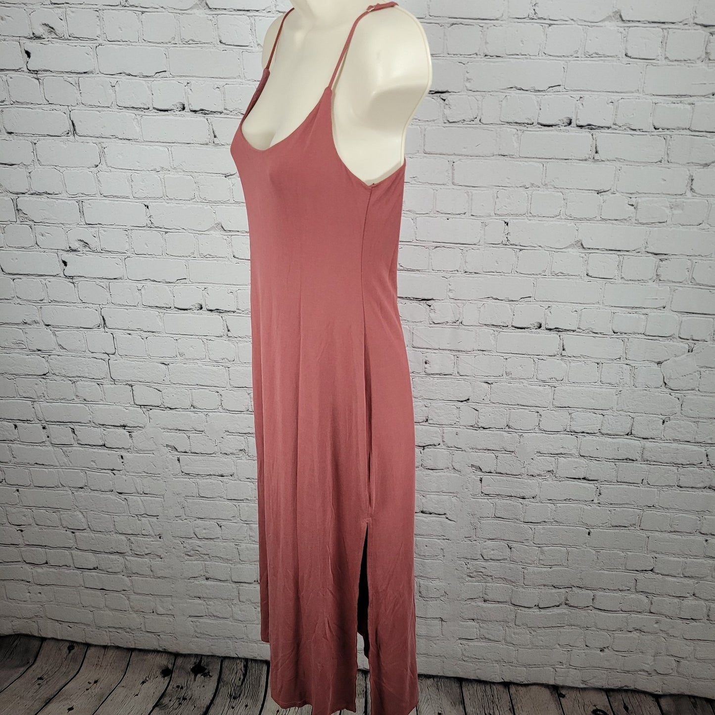 Urban Outfitters Muted Red Sleeveless Soft Stretch Slip Dress Size Small S