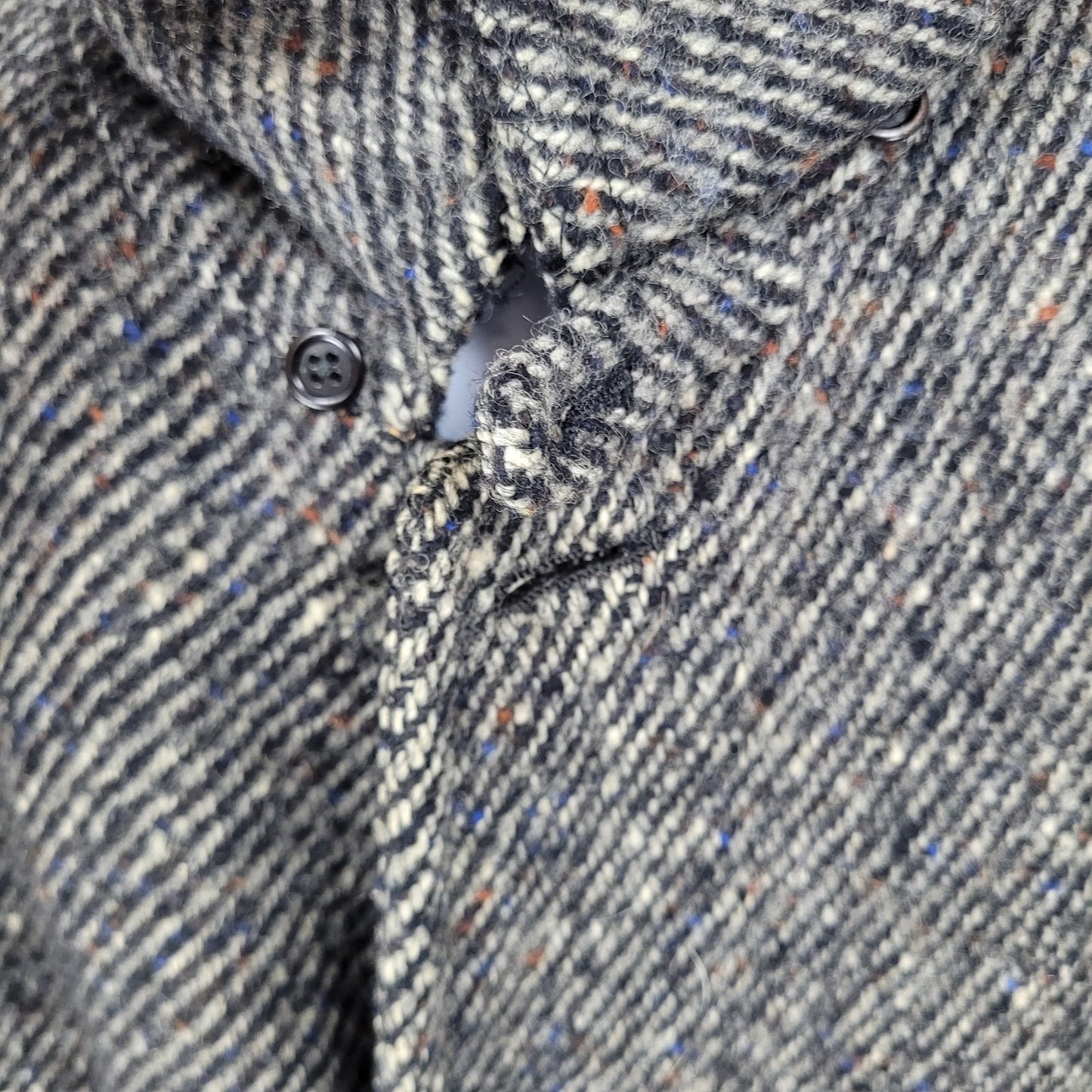 VTG Kencrest Kennedy's Tweed Sean Ficheador Handwoven Heavyweight Coat Size 42L