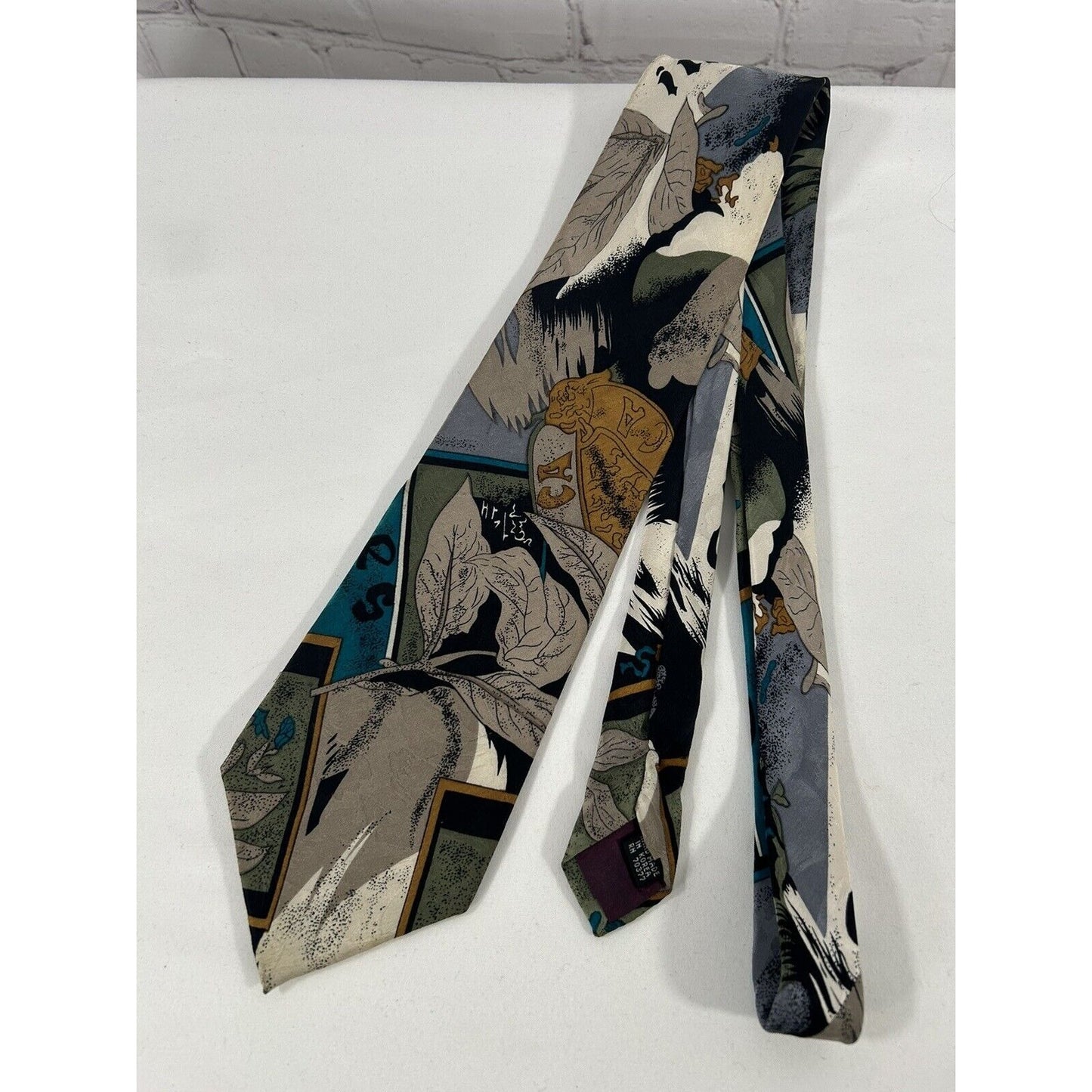 Paul Roden 100% Pure Silk Handmade Abstract Colorful Neck Tie 56 x 3.75