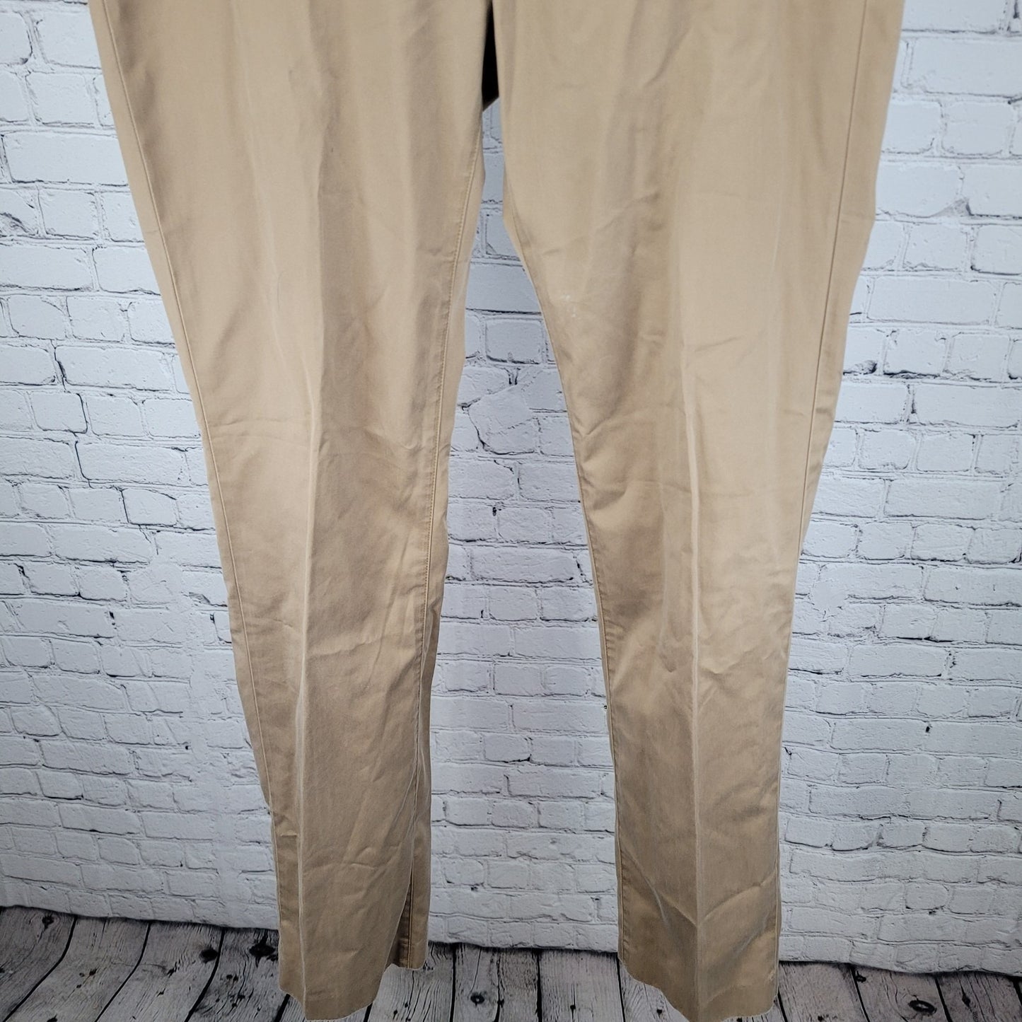 Bonobos Brown Thursday 100% Cotton Slim Straight Leg Chino Pants Size 35 (35x34)