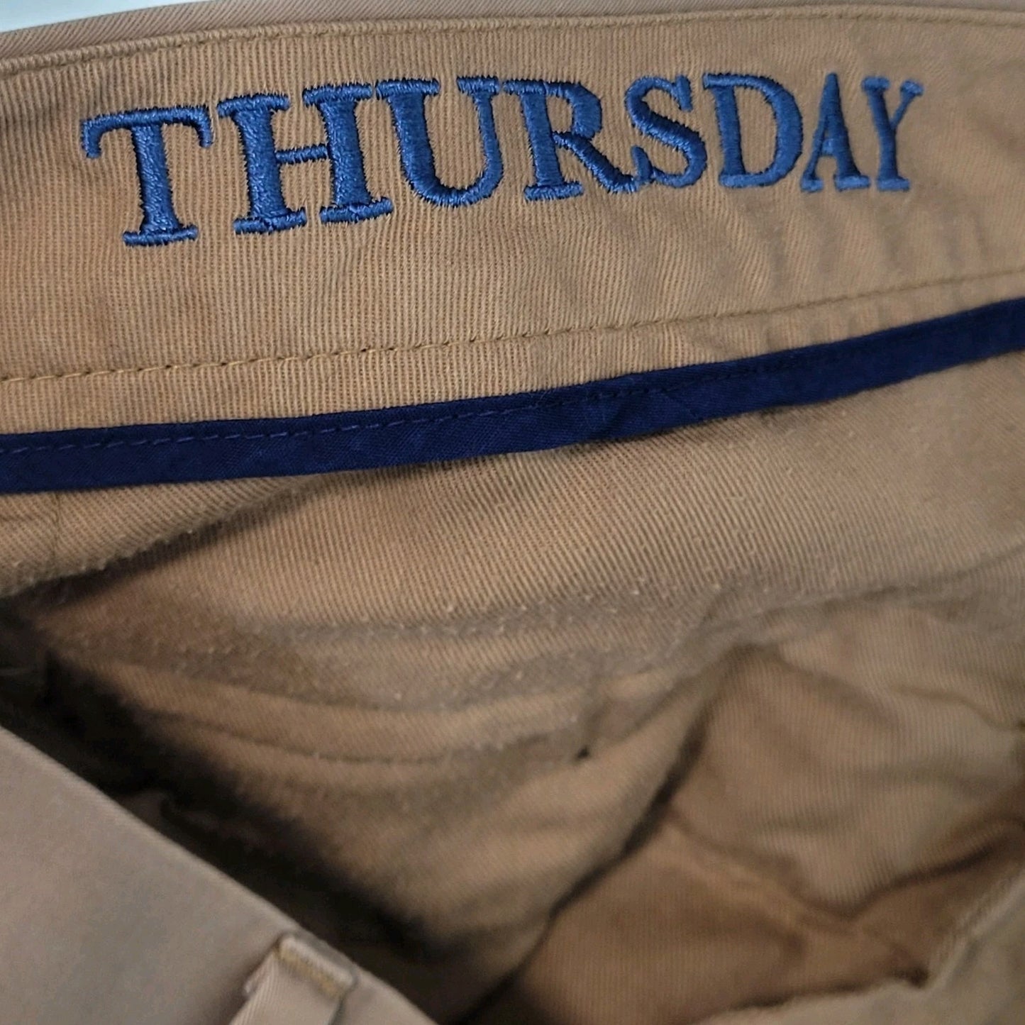 Bonobos Brown Thursday 100% Cotton Slim Straight Leg Chino Pants Size 35 (35x34)