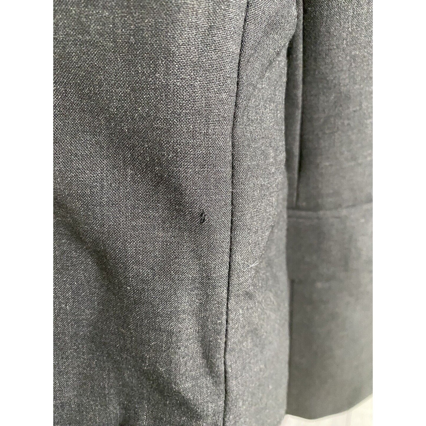 Jos A Bank 100% Wool Dark Gray 3 Button Blazer Jacket Sport Coat 43L