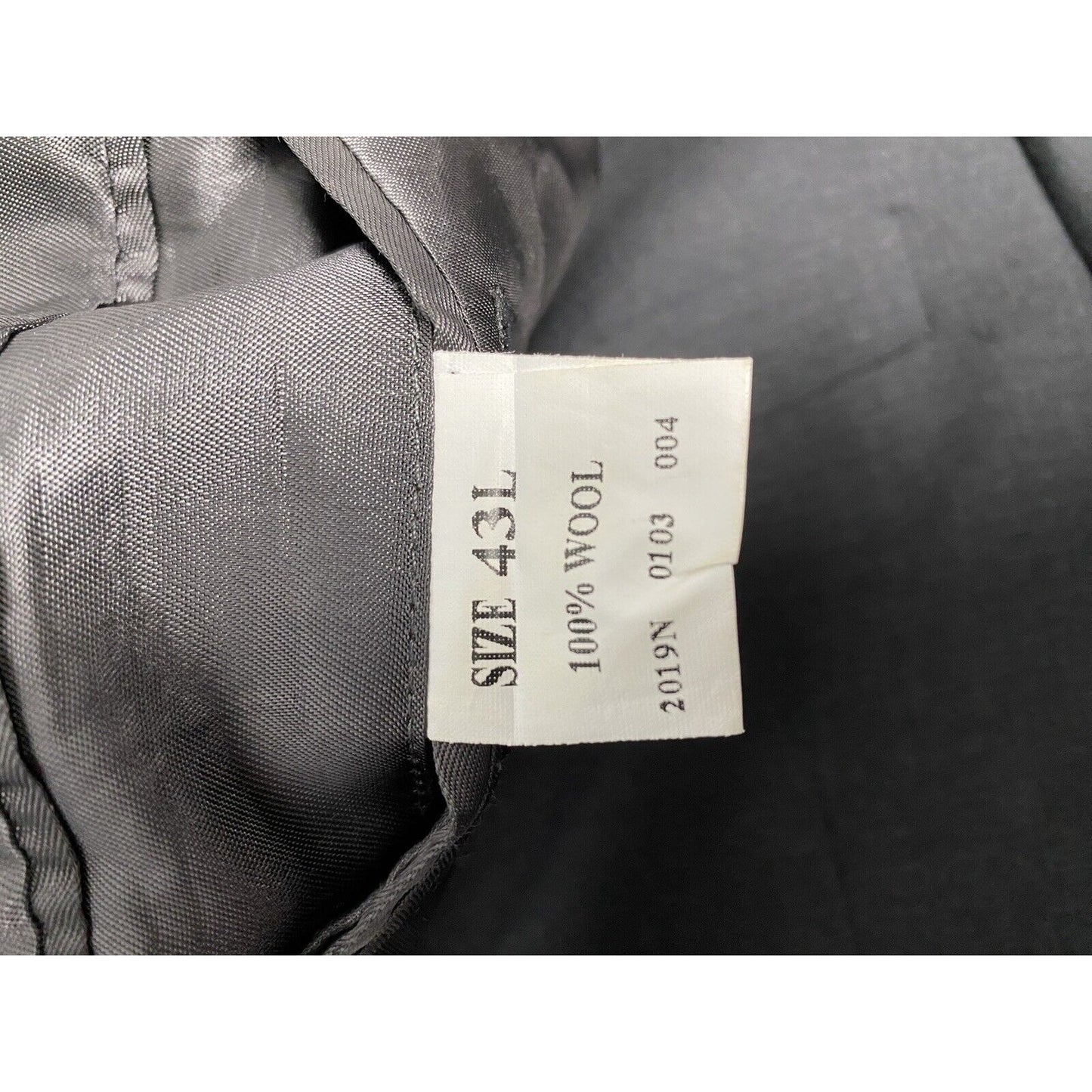 Jos A Bank 100% Wool Dark Gray 3 Button Blazer Jacket Sport Coat 43L