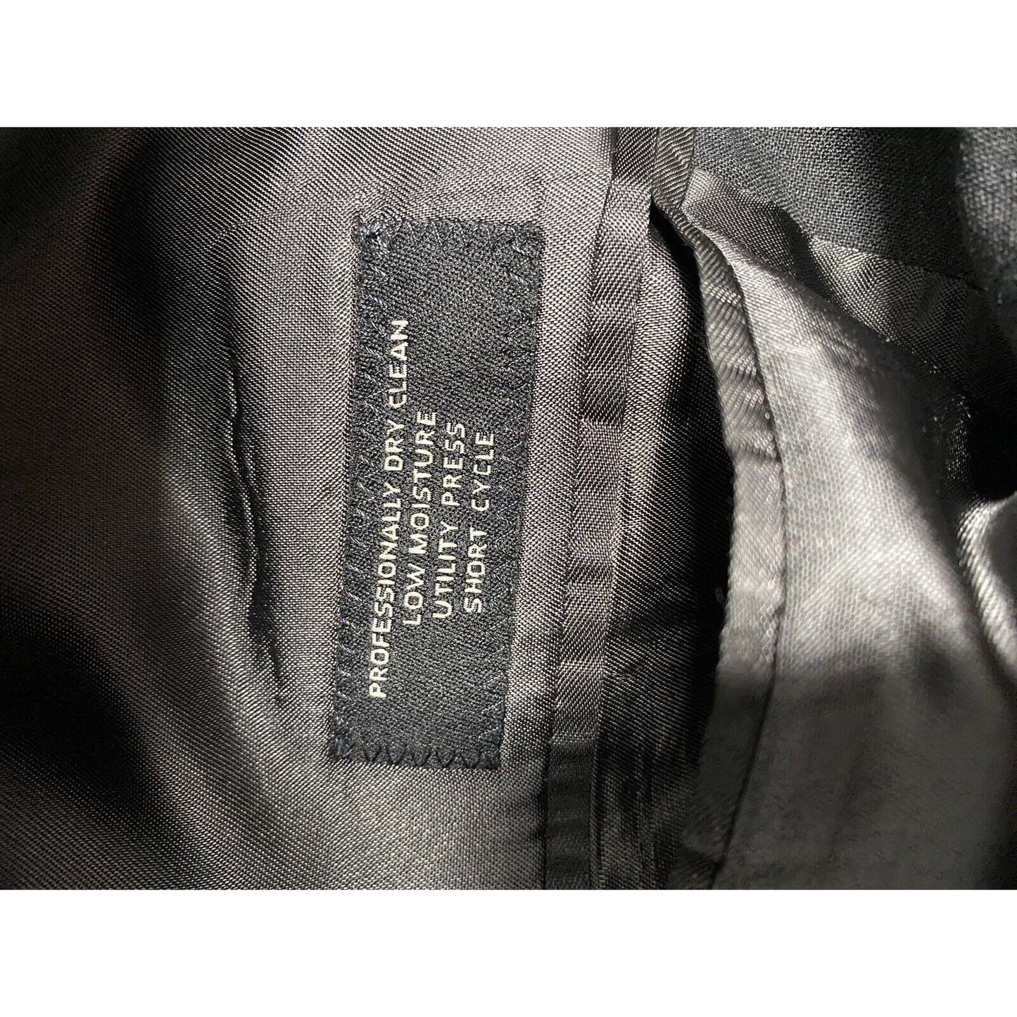 Jos A Bank 100% Wool Dark Gray 3 Button Blazer Jacket Sport Coat 43L