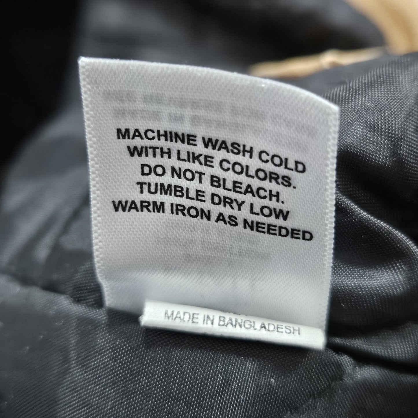 Brazos Workforce Tan Canvas Insulated Lined Uniform Workwear Coveralls Large LT