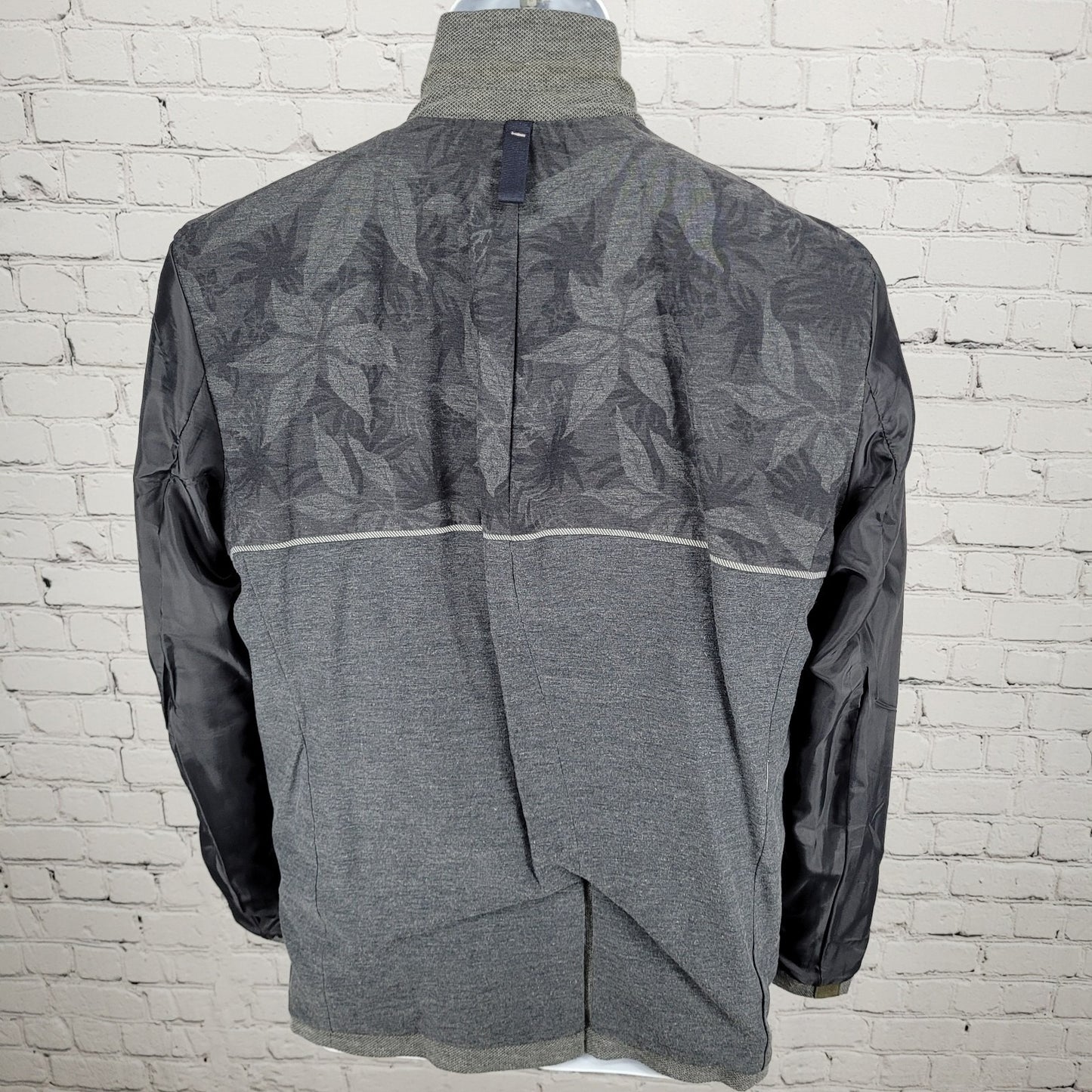 Zara Man Grey Birdseye Lightweight 2 Button Vented Notch Sport Coat Size 40