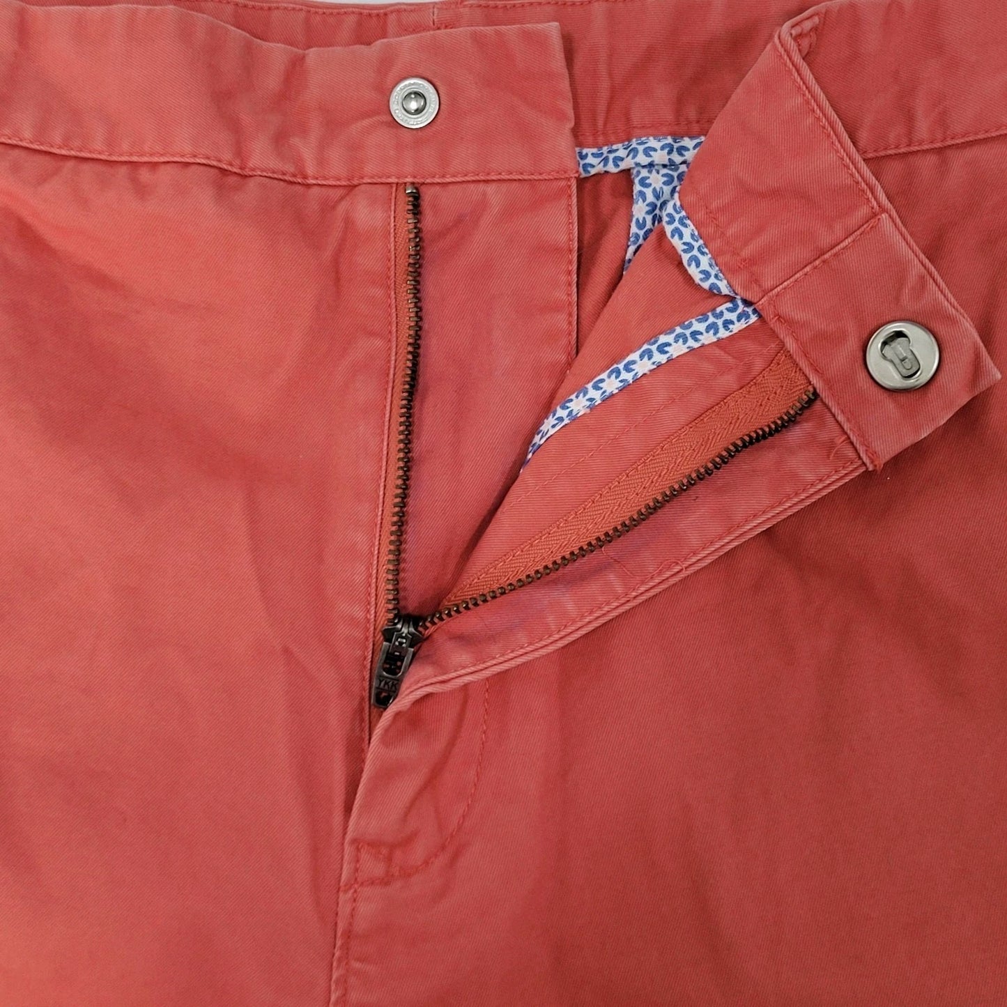 Bonobos Muted Orange 100% Cotton Flat Front Mid Rise Chino Shorts Size 40 (40x9)