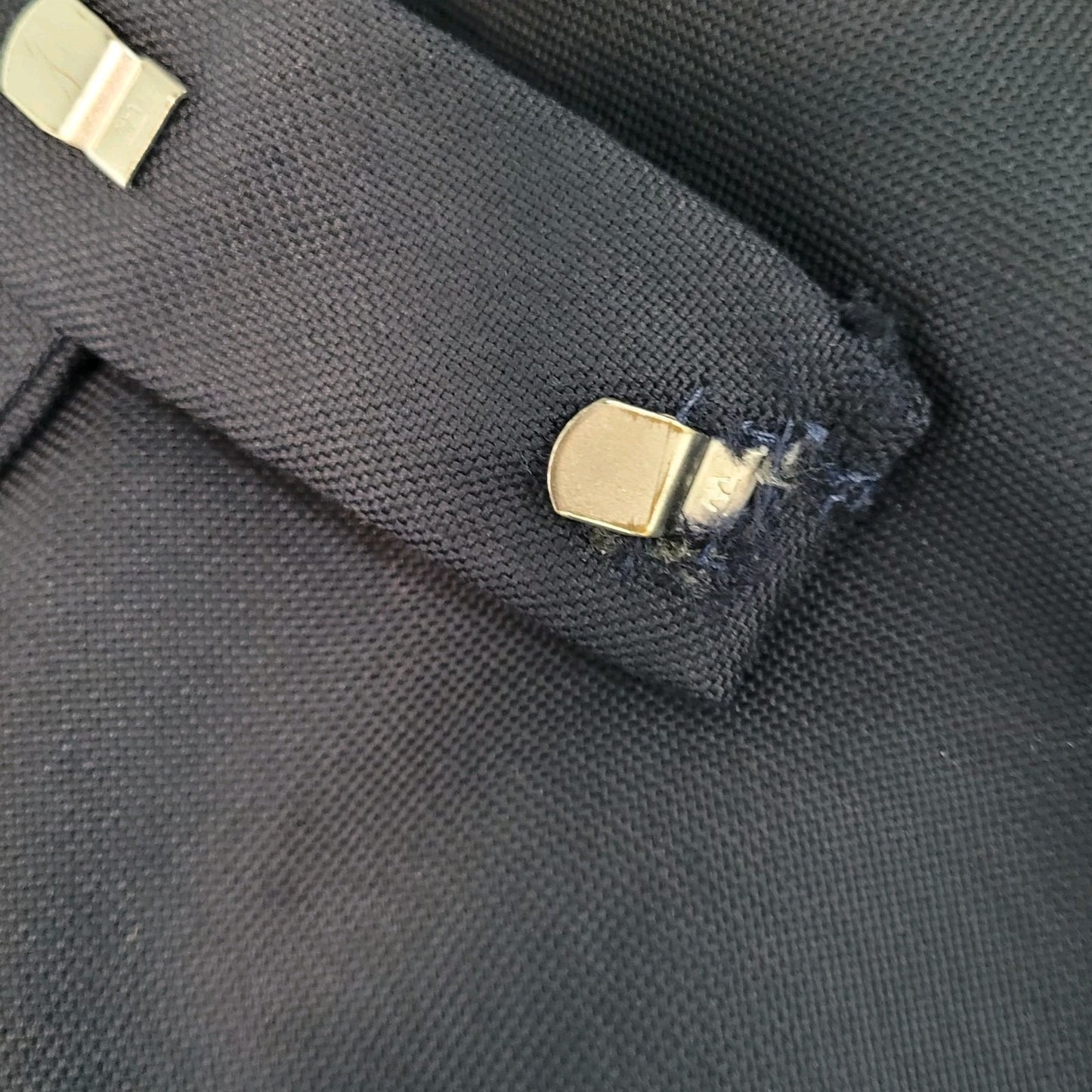 Charles Tyrwhitt Navy 100% Wool Flat Front Straight Dress Pants Size 42 (42x32)