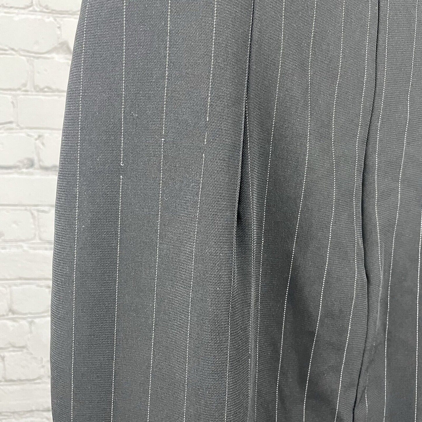 VTG SL Fashions Black Striped Business Above Knee Shift Dress USA Made Size 10