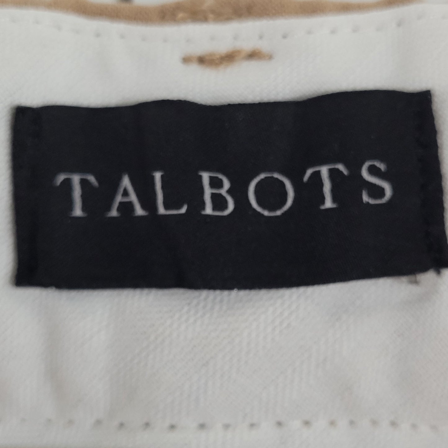Talbots Tan Hampshire Ankle Pants Mid Rise Tapered Stretch Size 10 (32x26)