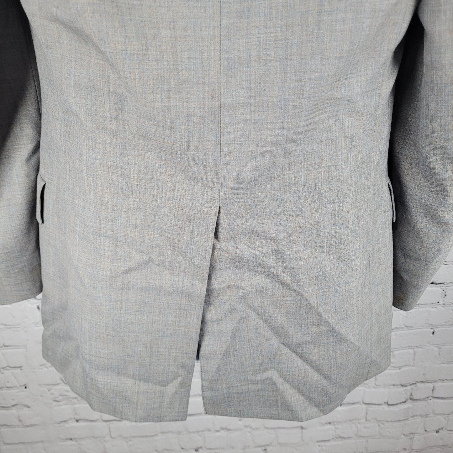 VTG Christian Dior Monsieur Grey 2 Button Blazer Sport Coat USA Made Size 37L