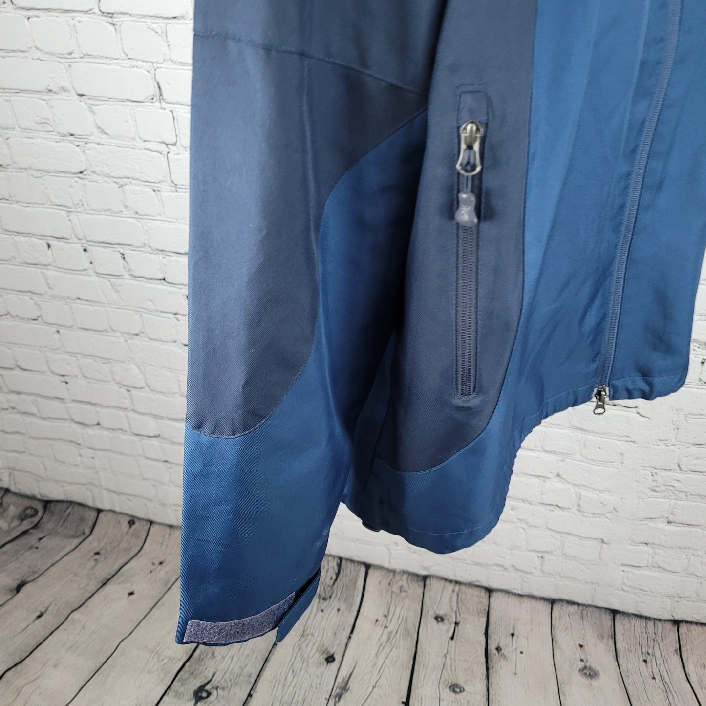 Subaru Port Authority Blue Full Zip Hooded Lightweight Windbreaker Jacket XL