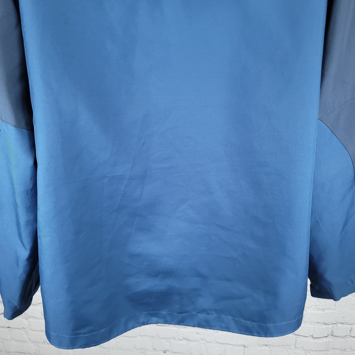 Subaru Port Authority Blue Full Zip Hooded Lightweight Windbreaker Jacket XL