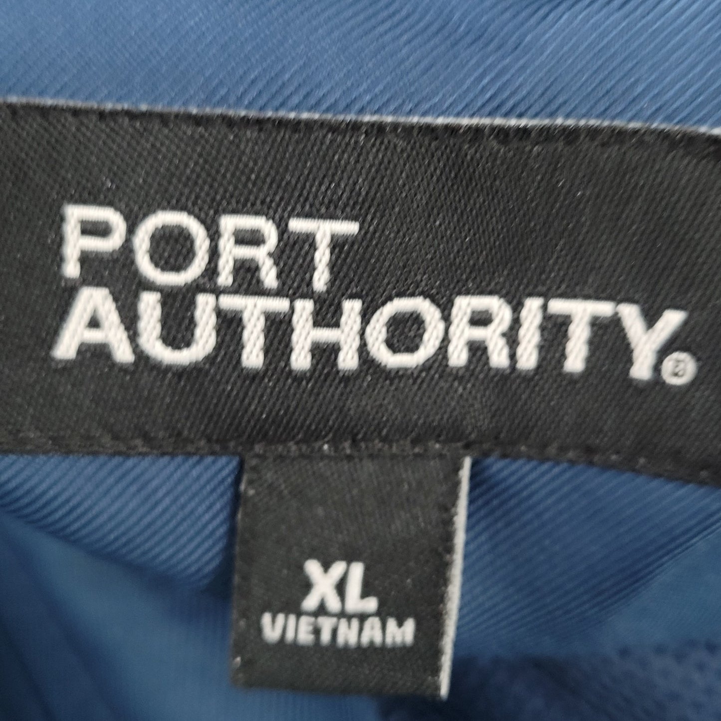 Subaru Port Authority Blue Full Zip Hooded Lightweight Windbreaker Jacket XL