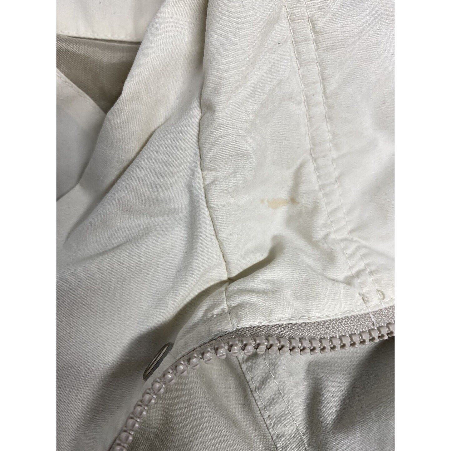 London Fog Tan Zip Collared Elastic Waist Lightweight Jacket Small Petite SP