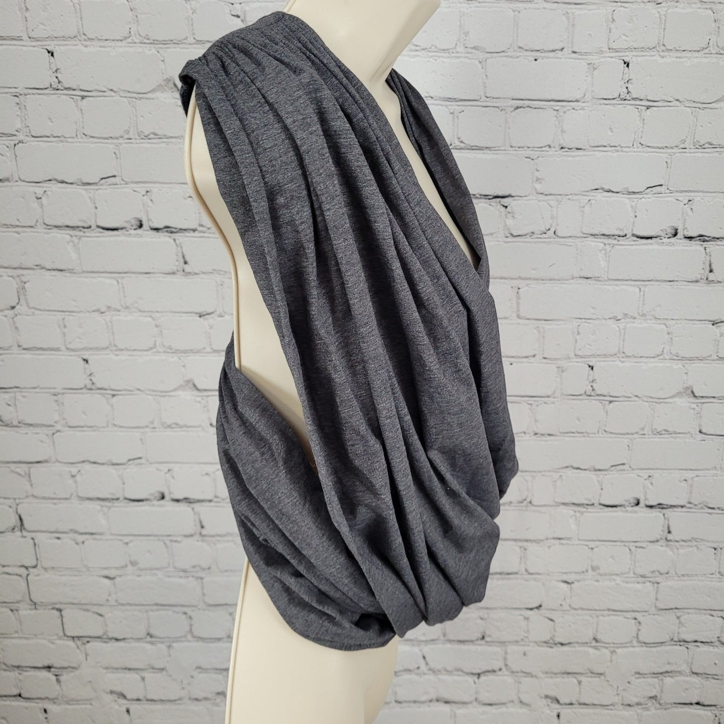 Konny Grey Baby Infant Sling Carrier Original Mesh Air Flow Back Stretch Large L