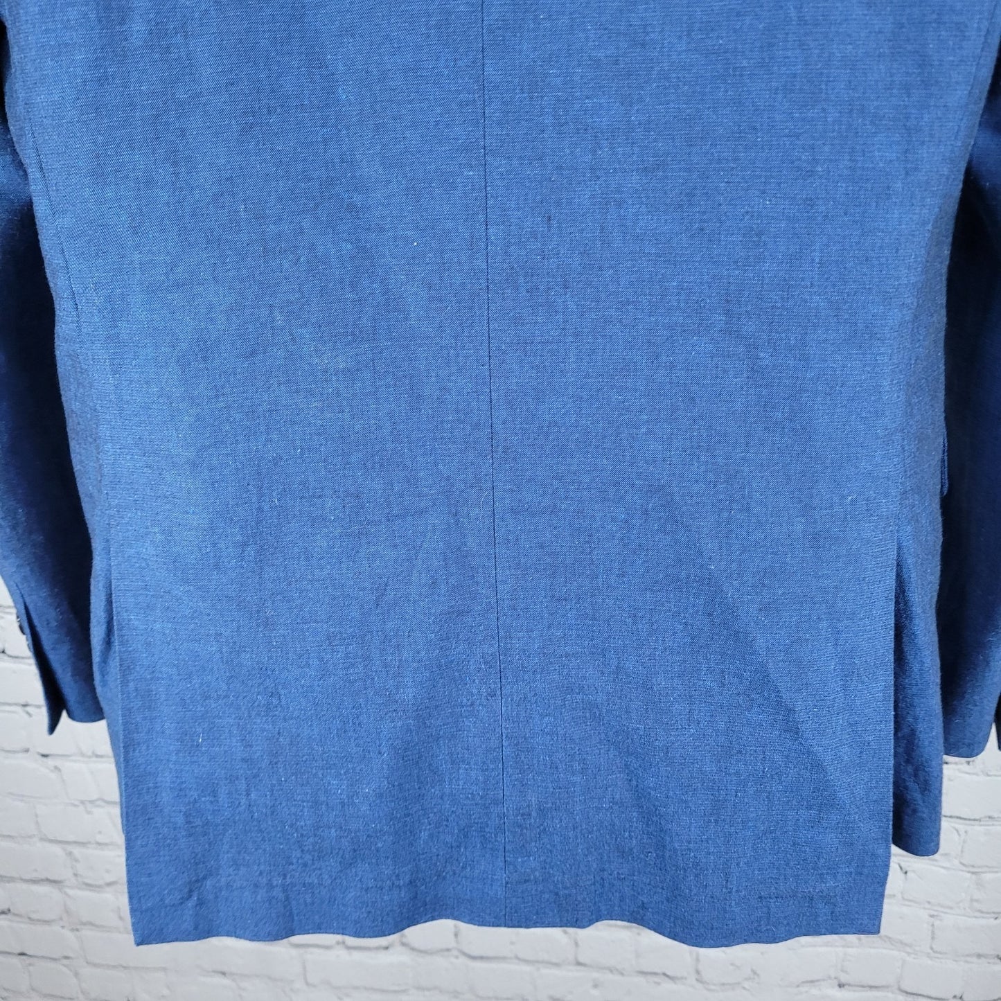 J.CREW Ludlow Blue Linen Cotton Blend Somelos Unlined Blazer Sport Coat Size 38R