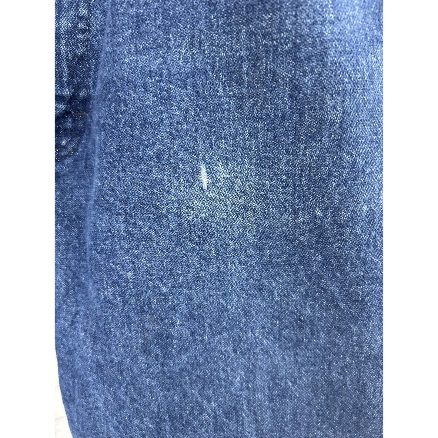 Wrangler 13 Original Flame Resistant Blue 100% Cotton Distressed Jeans (34X36)