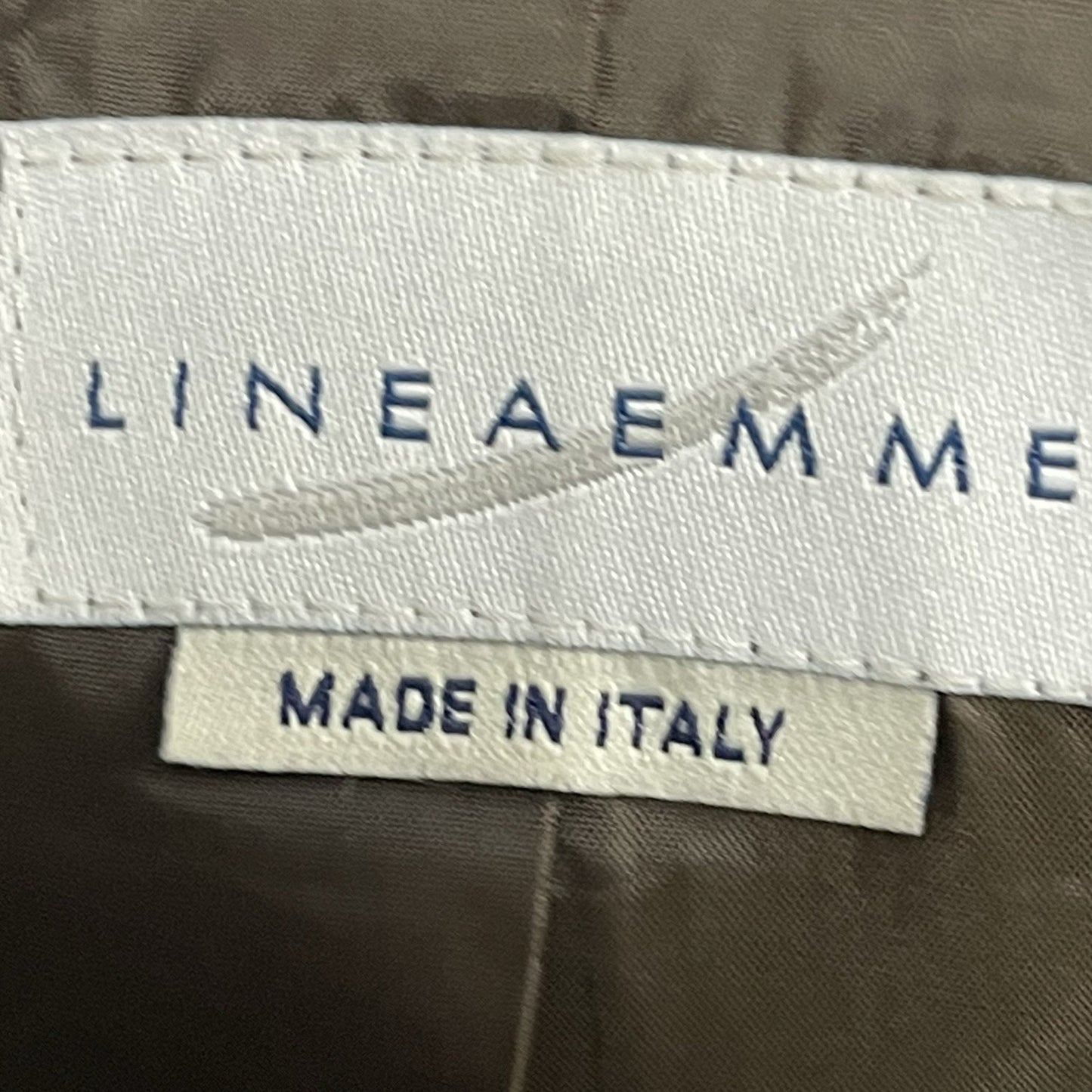 Lineaemme Brown Virgin Wool Blend 4 Button Blazer Jacket Italy Made Size US 6