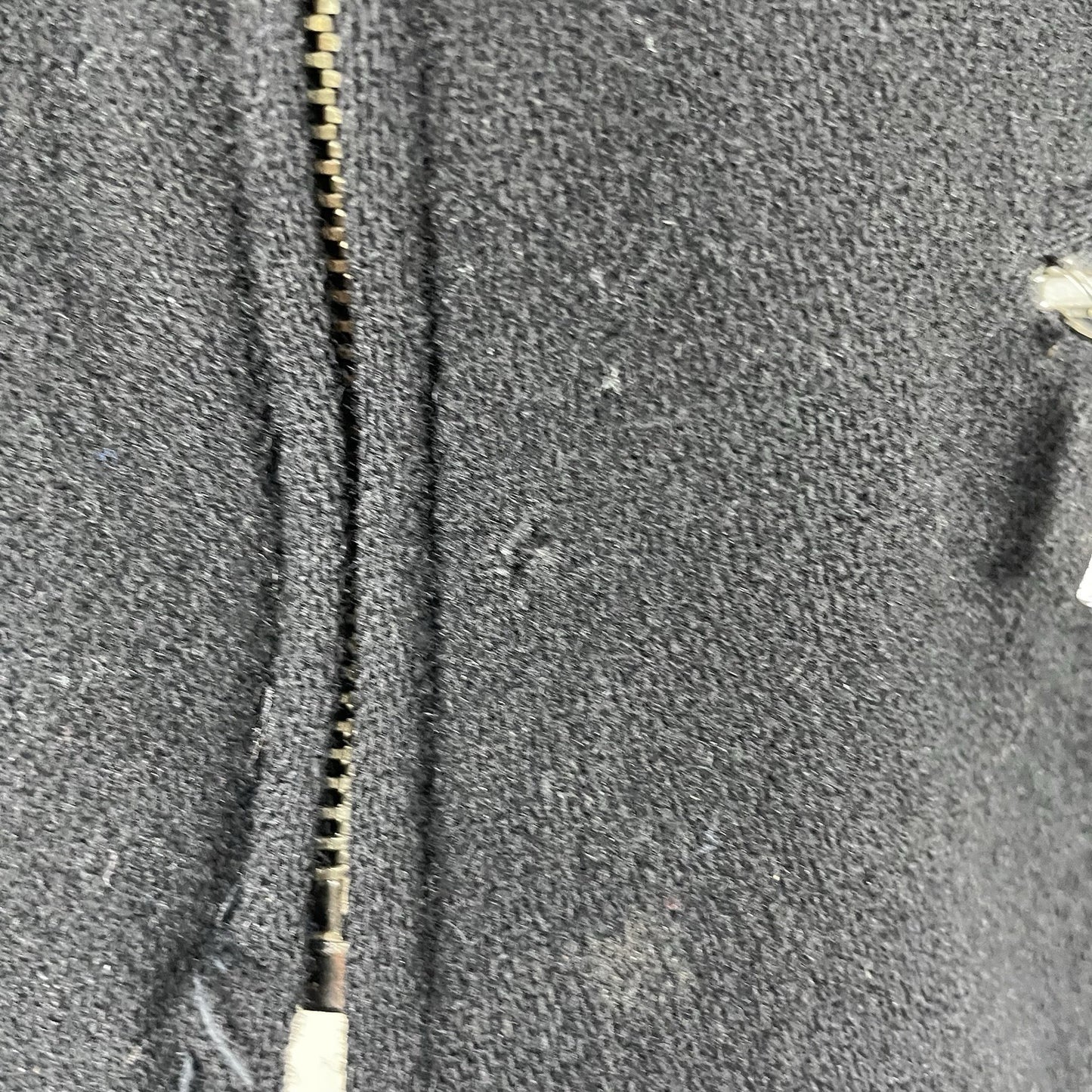 VTG Braebrook Black 100% Wool Zipped Collared Lined Jacket Pockets Size Medium M