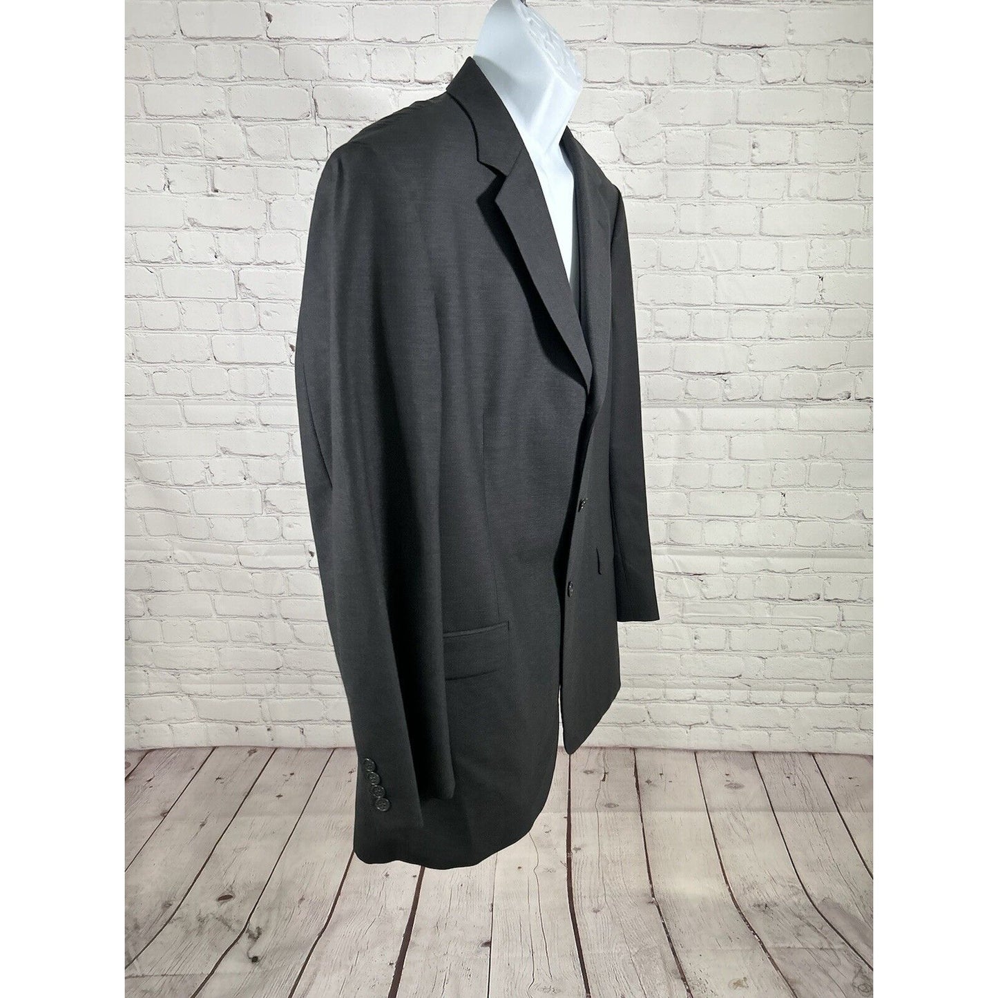 VTG ‘04 346 Brooks Brothers Gray Wool Blend 3 Button Blazer Jacket Men’s 45L