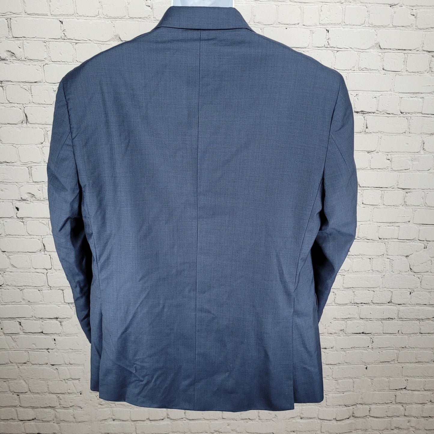 Jos A Bank Blue 100% Wool Travelers Collection Tailored Fit Blazer Size 44R
