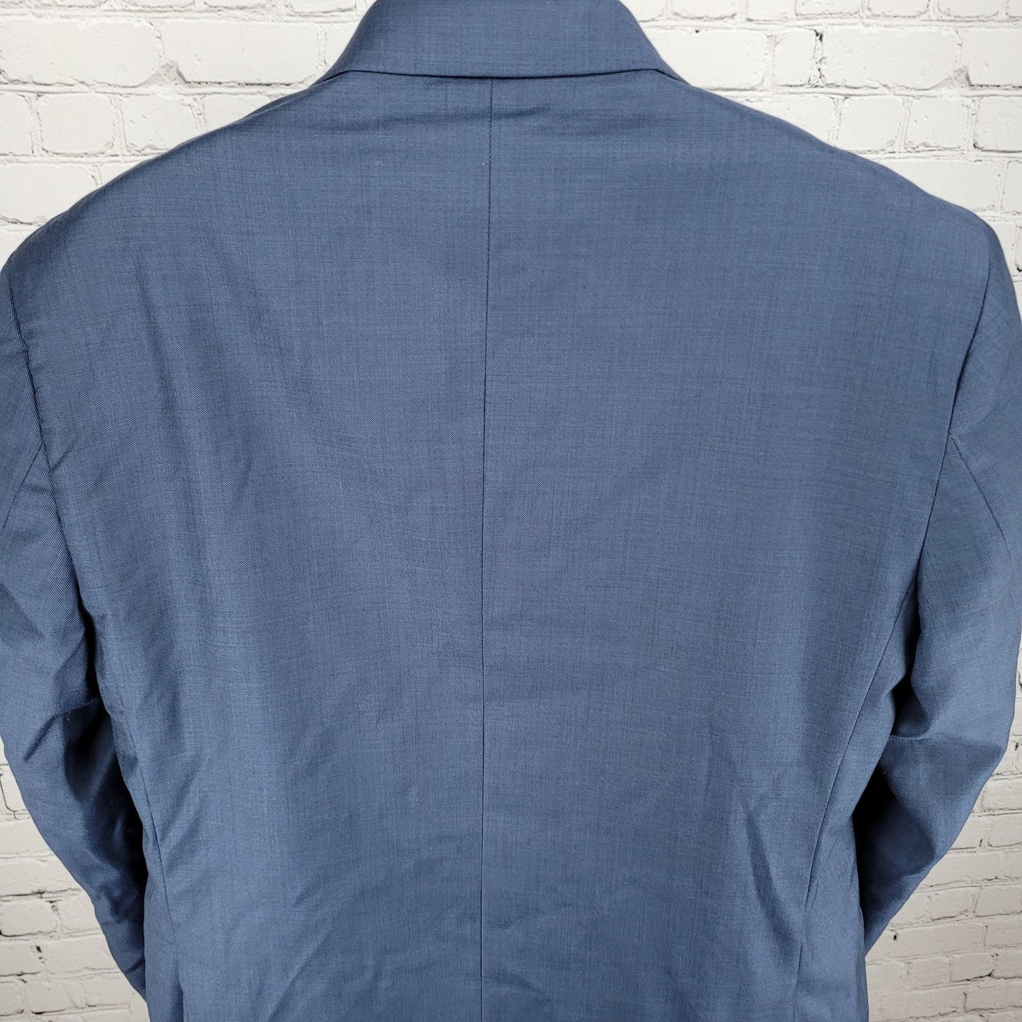 Jos A Bank Blue 100% Wool Travelers Collection Tailored Fit Blazer Size 44R